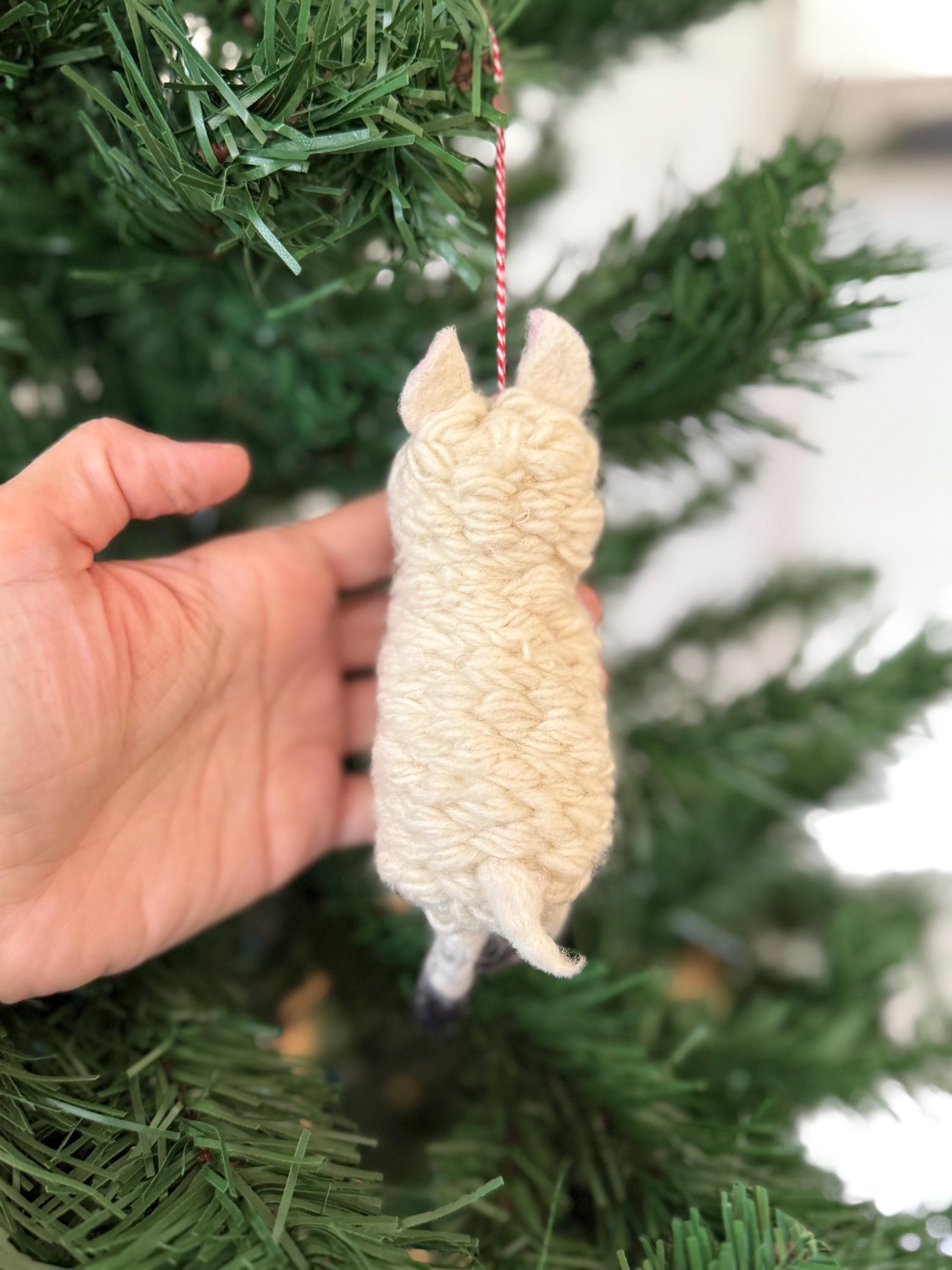 Anhänger Yoga Lama I Weihnachtslama I Weihnachtsanhänger I Christbaumschmuck I Weihnachtsdeko I Weihnachtsbaum I Weihnachtslama I