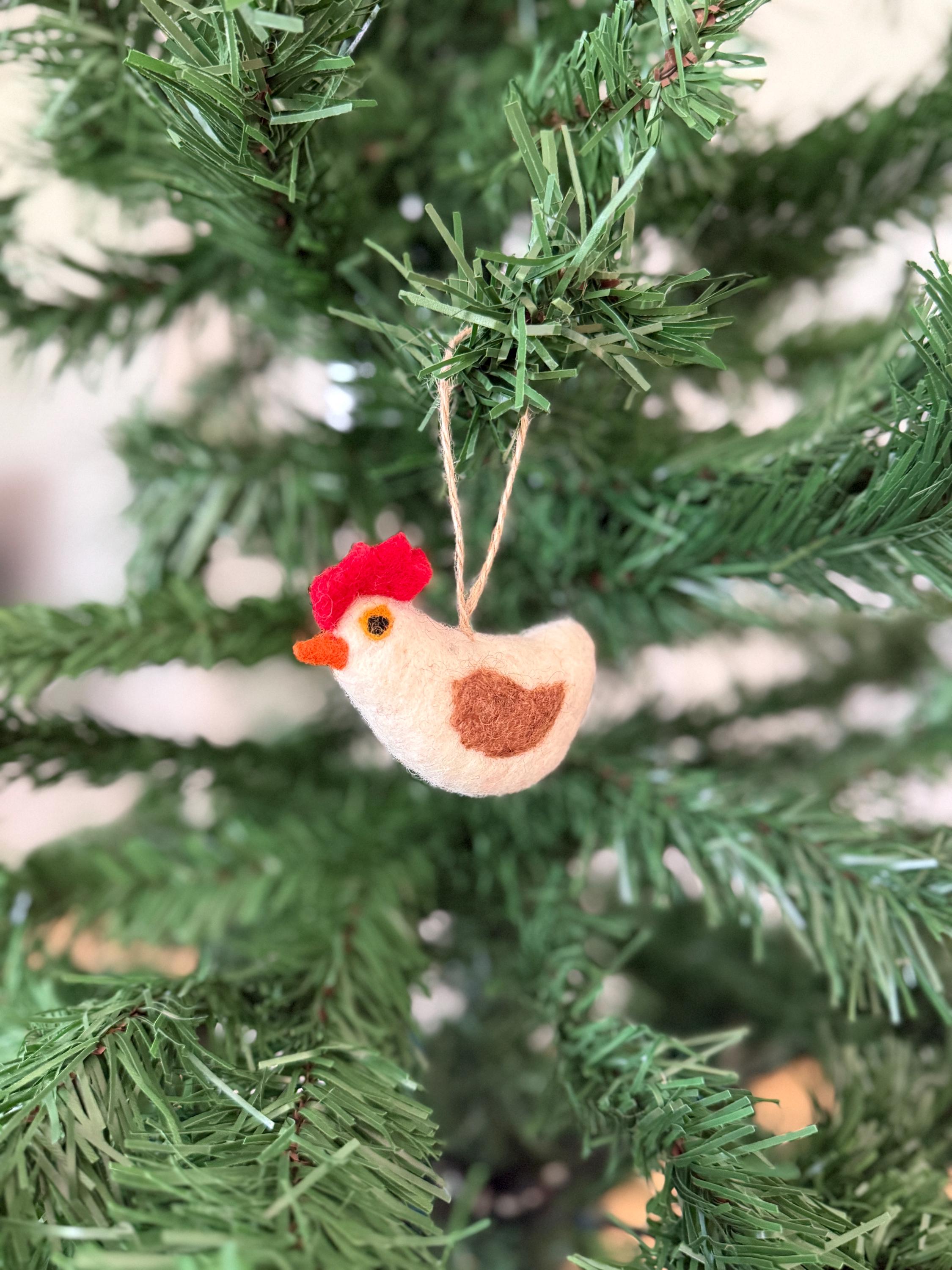 Anhänger Huhn I I Weihnachtsschmuck I Osterschmuck I Osterdeko I Osterstrauß I Filzdeko Ostern I Osterhase I Frühling