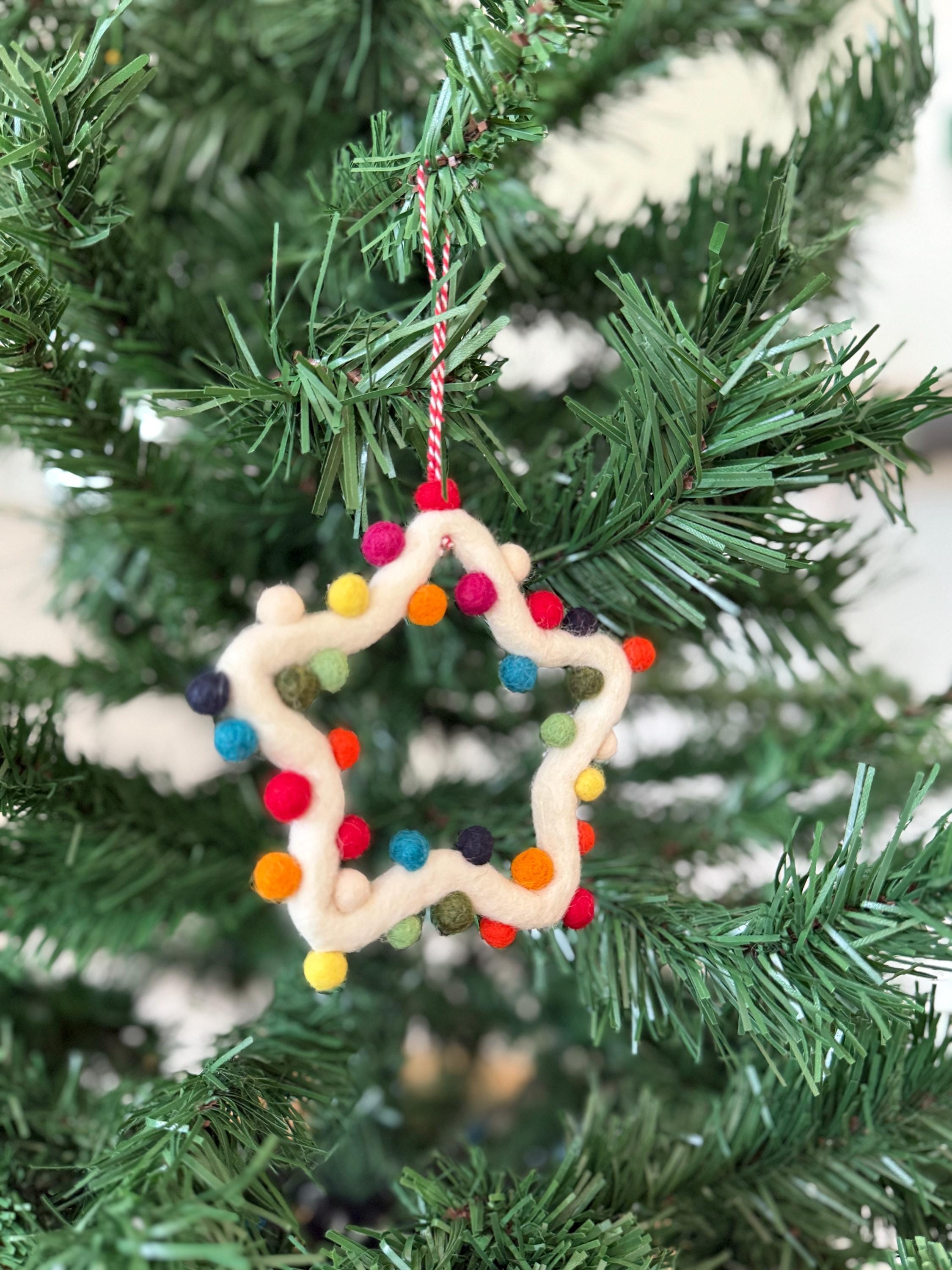 Weihnachtsanhänger Stern I Christbaumschmuck I Christbaumspitze I Weihnachtsdeko I Winter I Weihnachtsbaum I Weihnachtsstern I Filz I Deko