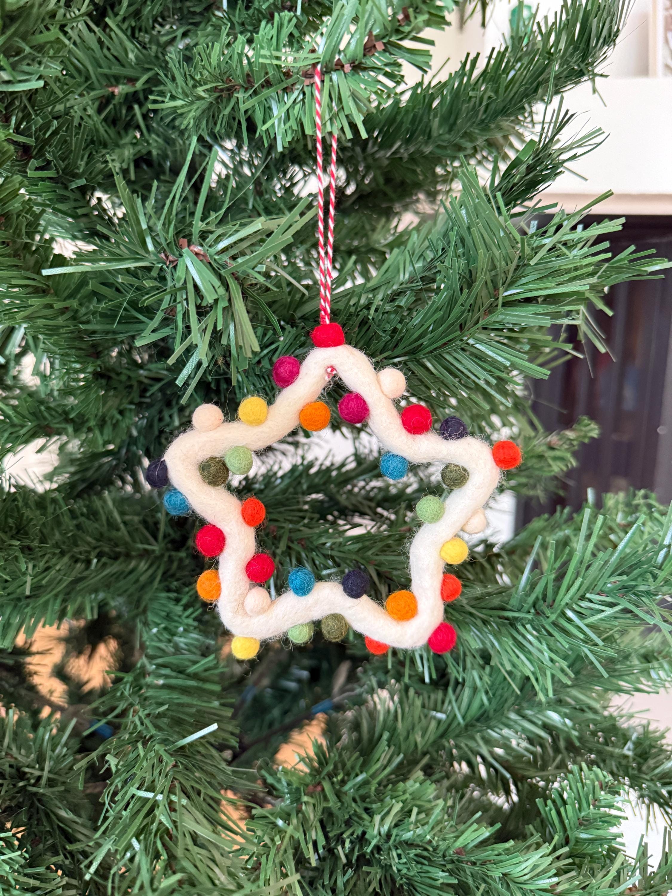 Weihnachtsanhänger Stern I Christbaumschmuck I Christbaumspitze I Weihnachtsdeko I Winter I Weihnachtsbaum I Weihnachtsstern I Filz I Deko