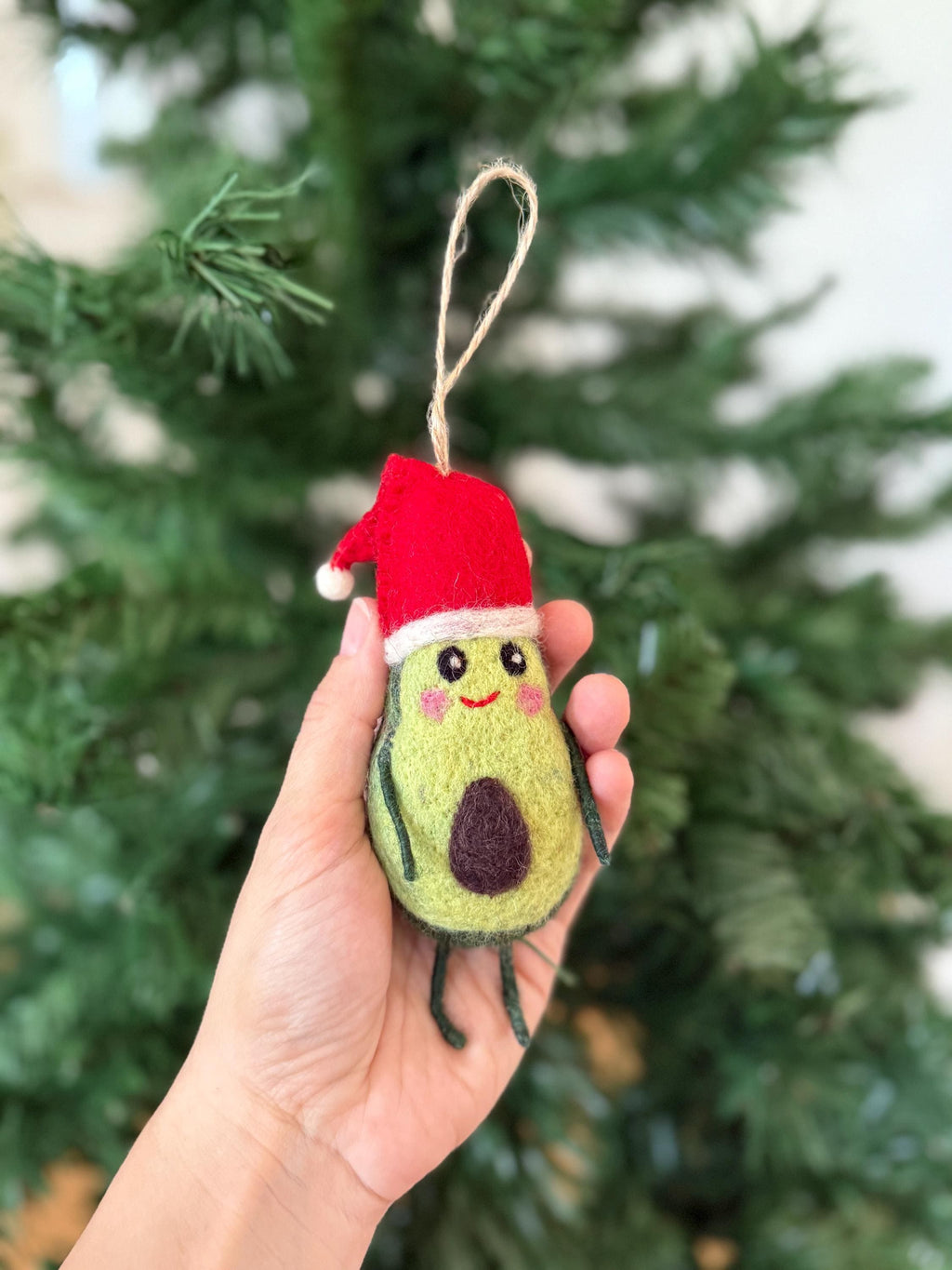 Weihnachtsanhänger Avocado I Christbaumschmuck I Weihnachtsdeko I Winter Weihnachtsbaum I Gemüse I lustige Weihnachtsdeko