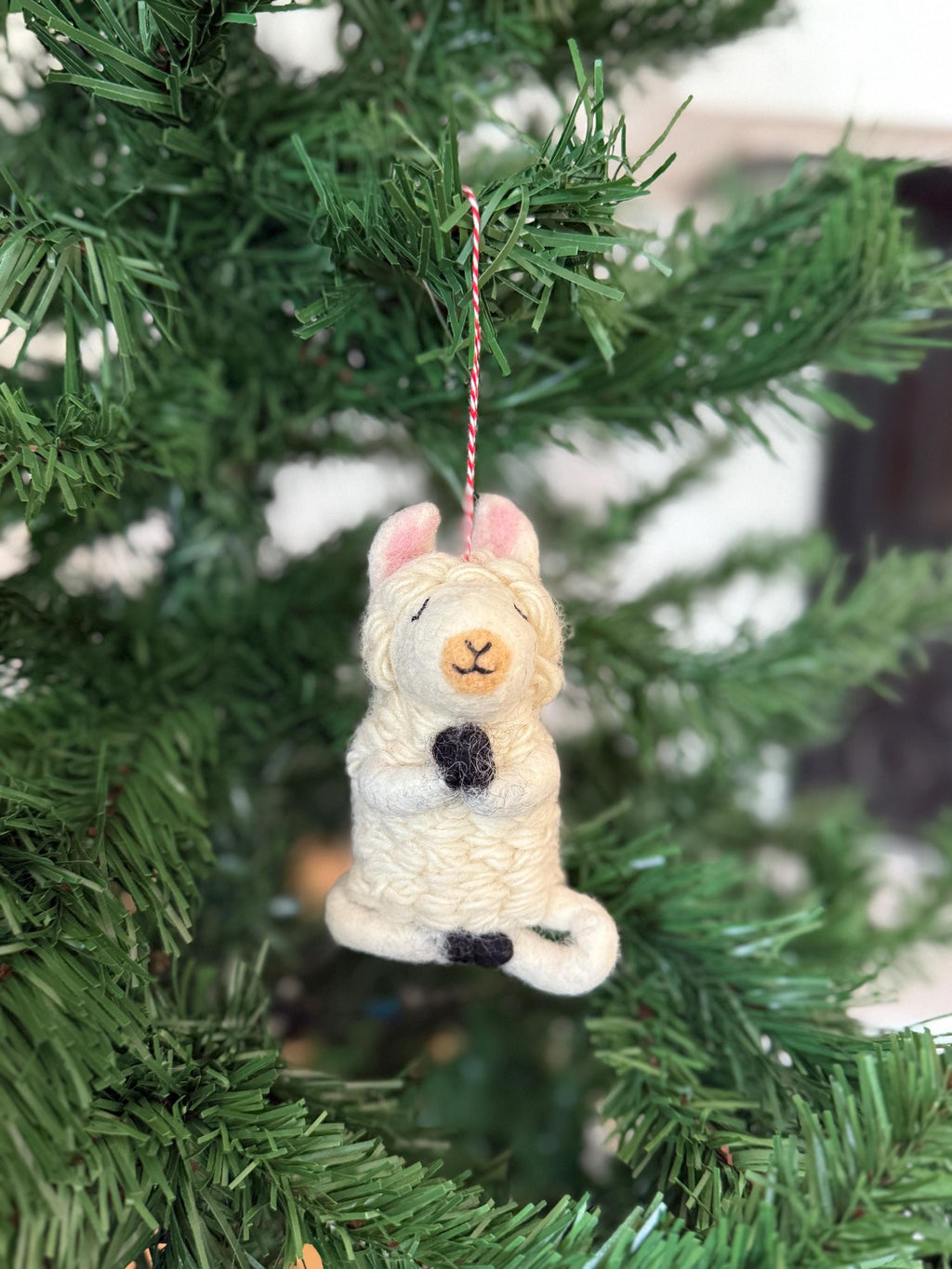 Anhänger Yoga Lama I Weihnachtslama I Weihnachtsanhänger I Christbaumschmuck I Weihnachtsdeko I Weihnachtsbaum I Weihnachtslama I