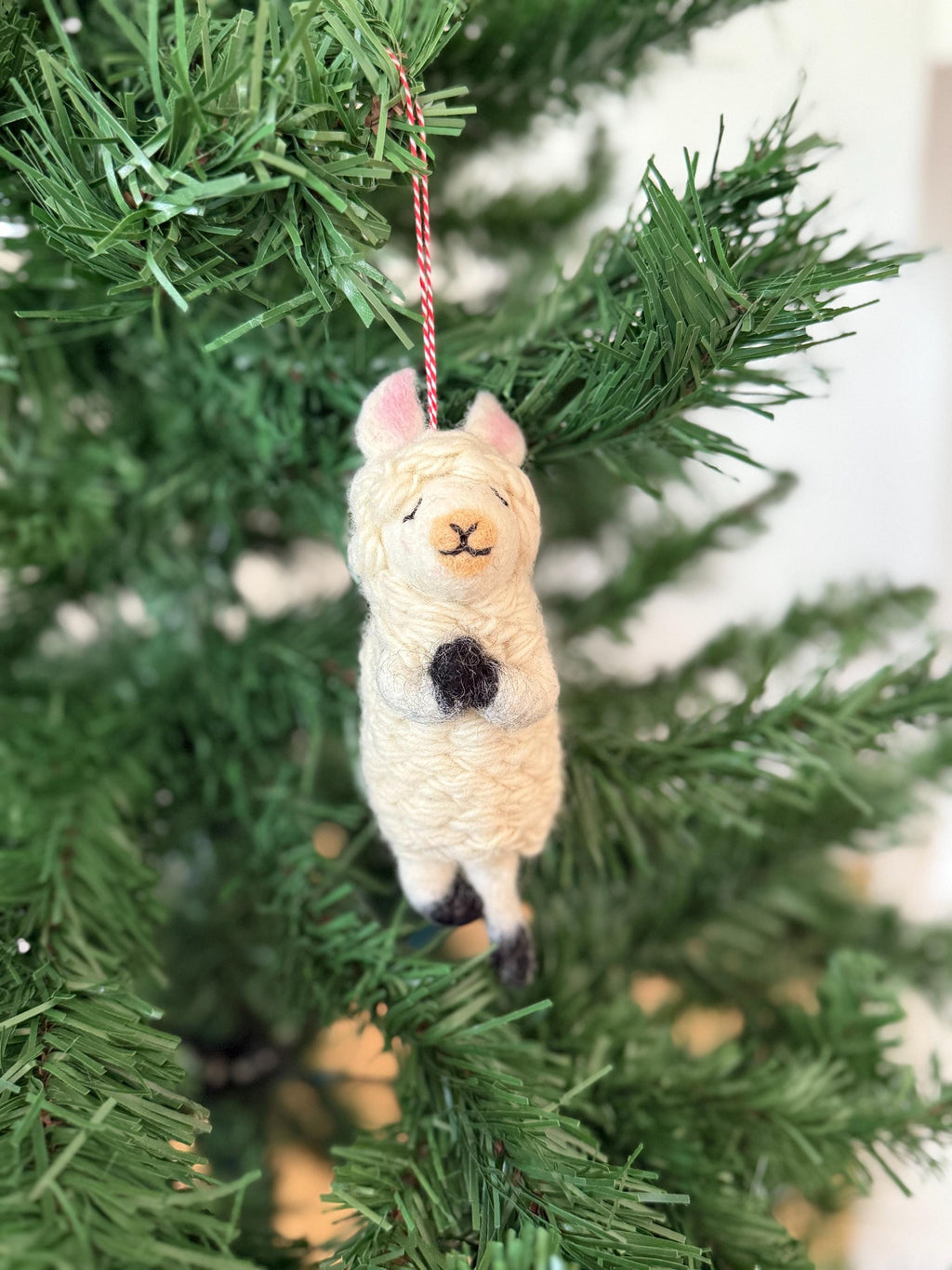 Anhänger Yoga Lama I Weihnachtslama I Weihnachtsanhänger I Christbaumschmuck I Weihnachtsdeko I Weihnachtsbaum I Weihnachtslama I