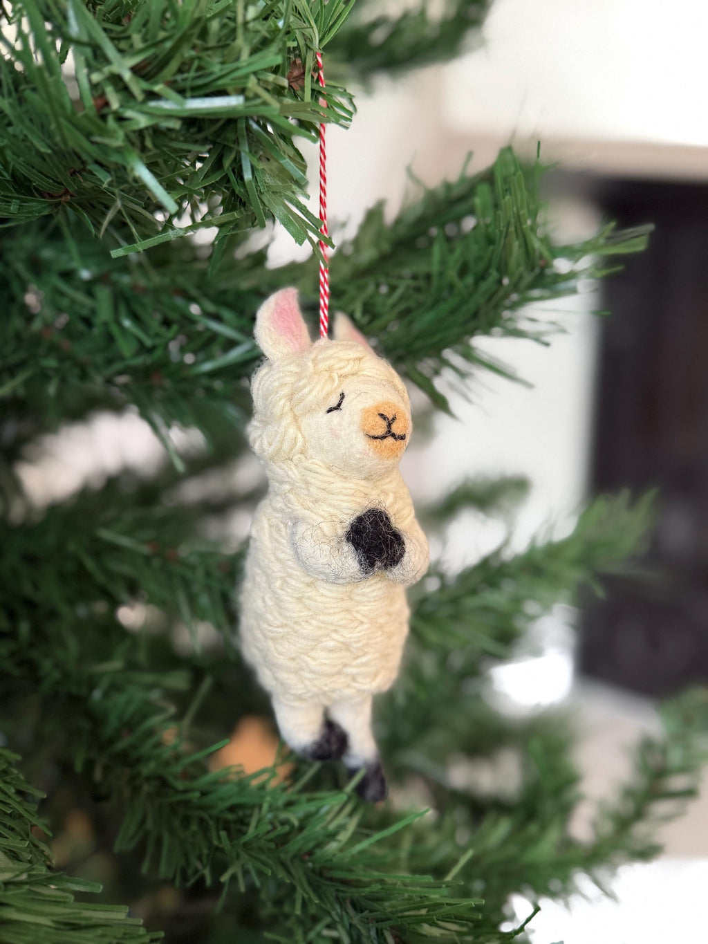 Anhänger Yoga Lama I Weihnachtslama I Weihnachtsanhänger I Christbaumschmuck I Weihnachtsdeko I Weihnachtsbaum I Weihnachtslama I