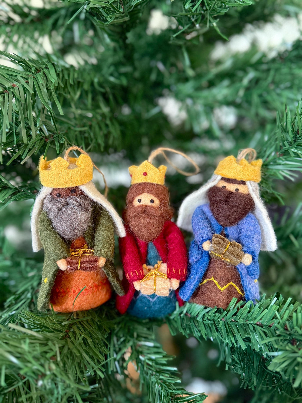 Weihnachtsanhänger die Heiligen drei Könige I Christbaumschmuck Weihnachtsdeko I Weihnachtsbaum I Heilige Familie I Weihnachtsgeschichte