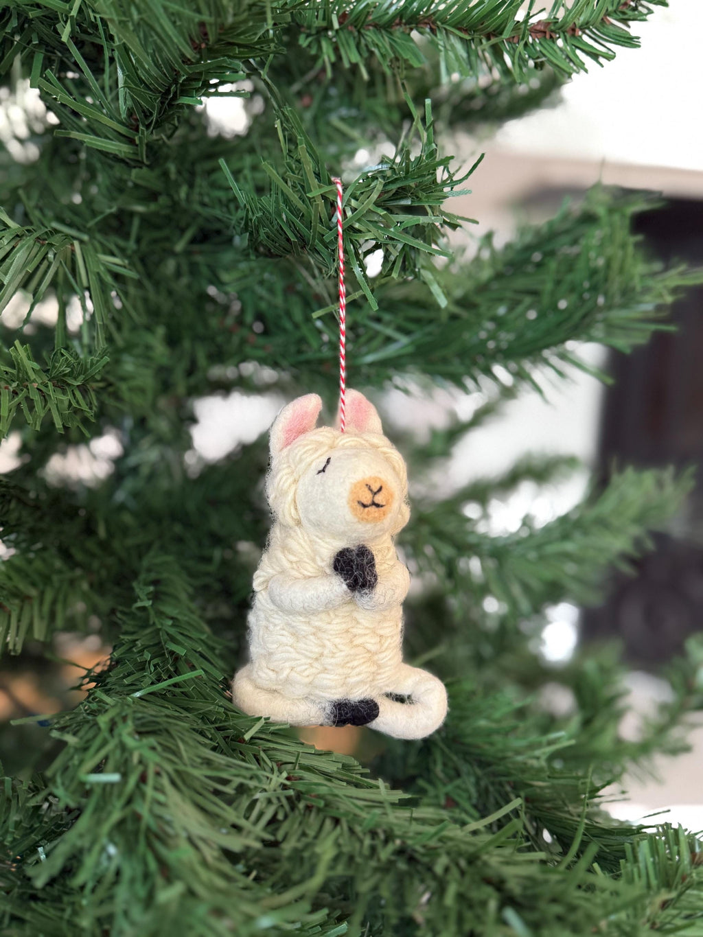 Anhänger Yoga Lama I Weihnachtslama I Weihnachtsanhänger I Christbaumschmuck I Weihnachtsdeko I Weihnachtsbaum I Weihnachtslama I