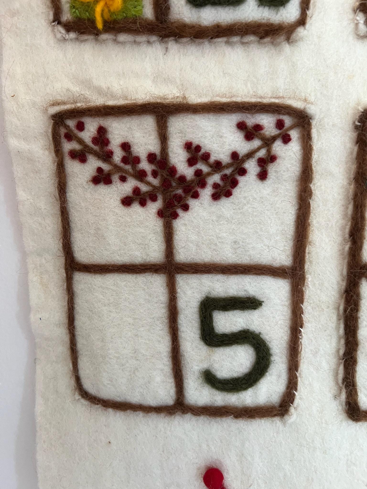 Adventskalender I Filz Deko Weihnachten I Nachhaltige Weihnachten I Befüllbarer Adventskalender I Adventskalender Kinder I Weihnachtsdeko