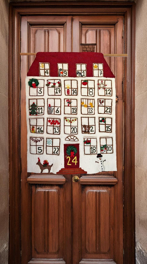 Adventskalender I Filz Deko Weihnachten I Nachhaltige Weihnachten I Befüllbarer Adventskalender I Adventskalender Kinder I Weihnachtsdeko