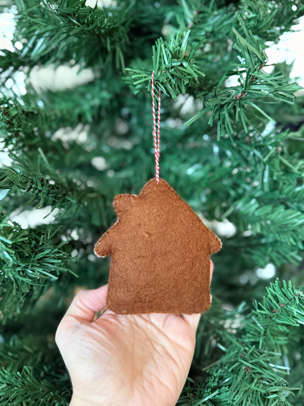 Weihnachtsanhänger Lebkuchenhaus mit Herz I Christbaumschmuck Weihnachtsdeko I Winterdeko I Weihnachtsbaum I Lebkuchen