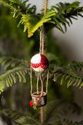 Anhänger Heißluftballon I Deko aus Filz I Winter I Weihnachtsbaum I ausgefallene Weihnachtsdeko I Anhänger Filz I Weihnachtskranz I Ballon