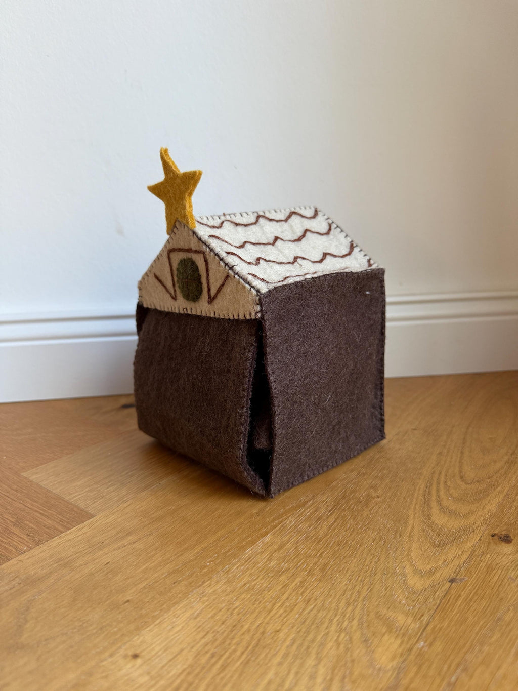 Weihnachtskrippe aus Filz I Weihnachtsdeko I handgemacht I Maria und Josef I Stall I Heilige 3 Könige I Jesuskind