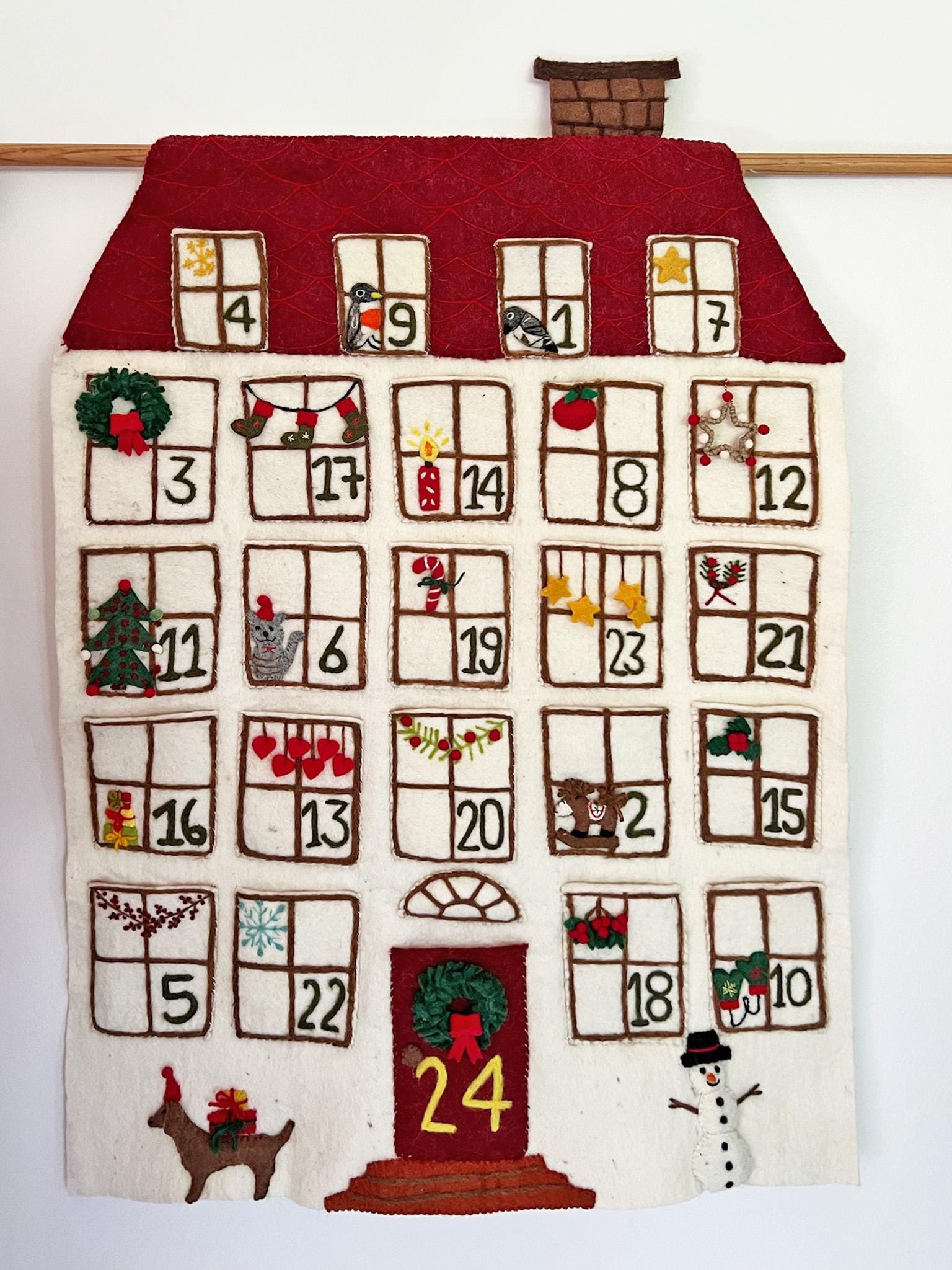 Adventskalender I Filz Deko Weihnachten I Nachhaltige Weihnachten I Befüllbarer Adventskalender I Adventskalender Kinder I Weihnachtsdeko