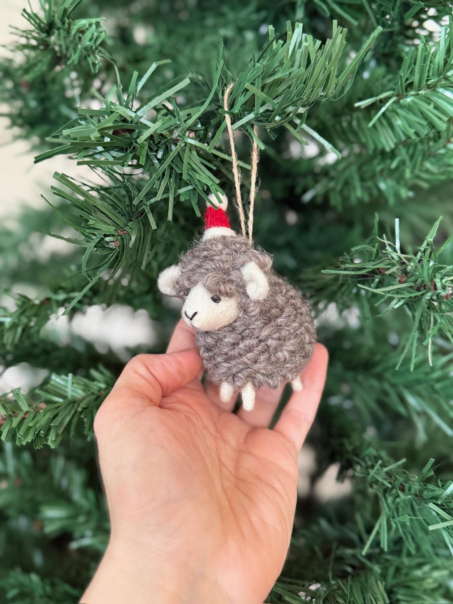 Weihnachtsanhänger Schaf I Christbaumschmuck Weihnachtsdeko I Winter Weihnachtsbaum I Weihnachtsschaf