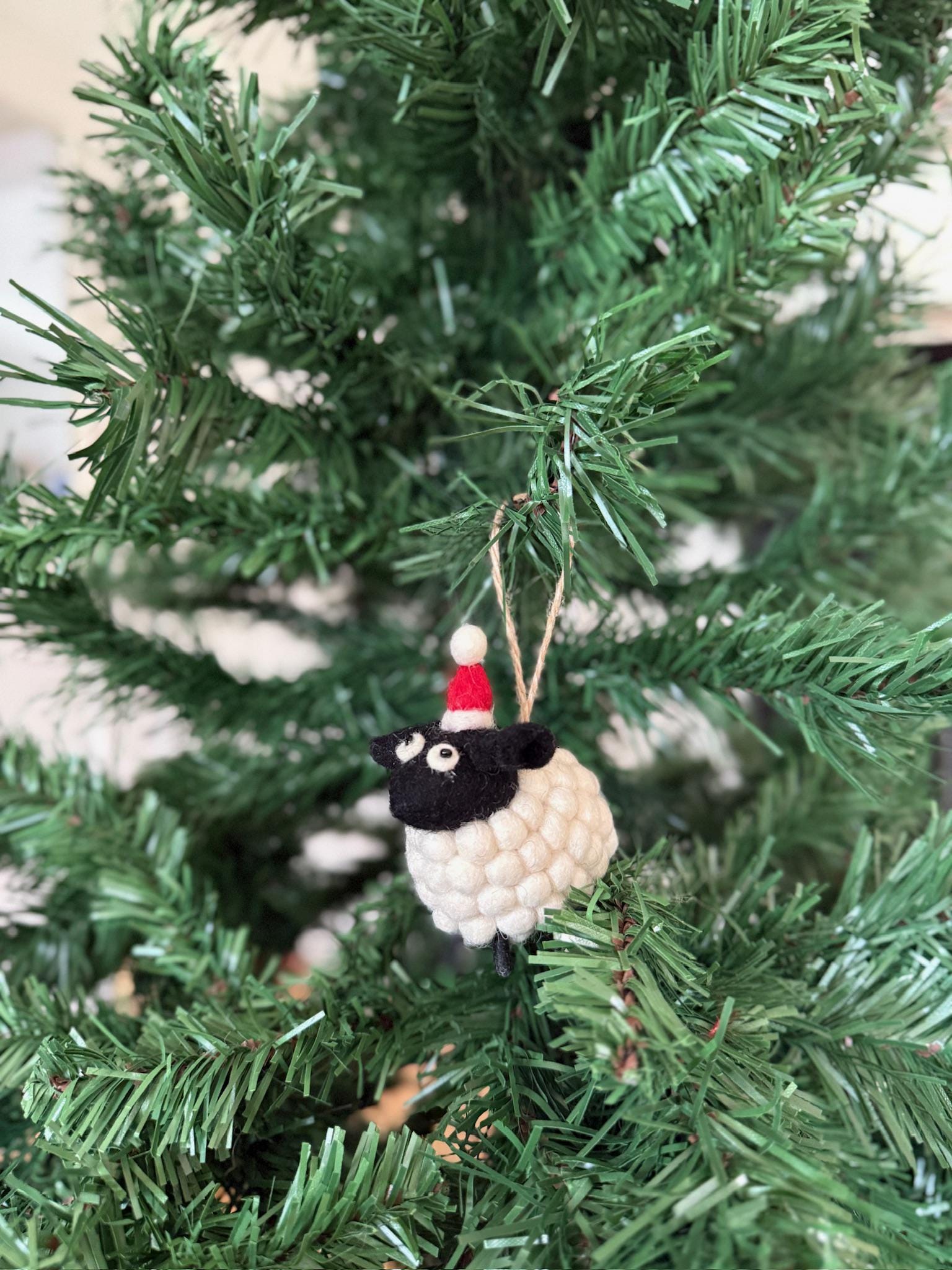 Weihnachtsanhänger Schaf I Christbaumschmuck Weihnachtsdeko I Winter Weihnachtsbaum I Weihnachtsschaf