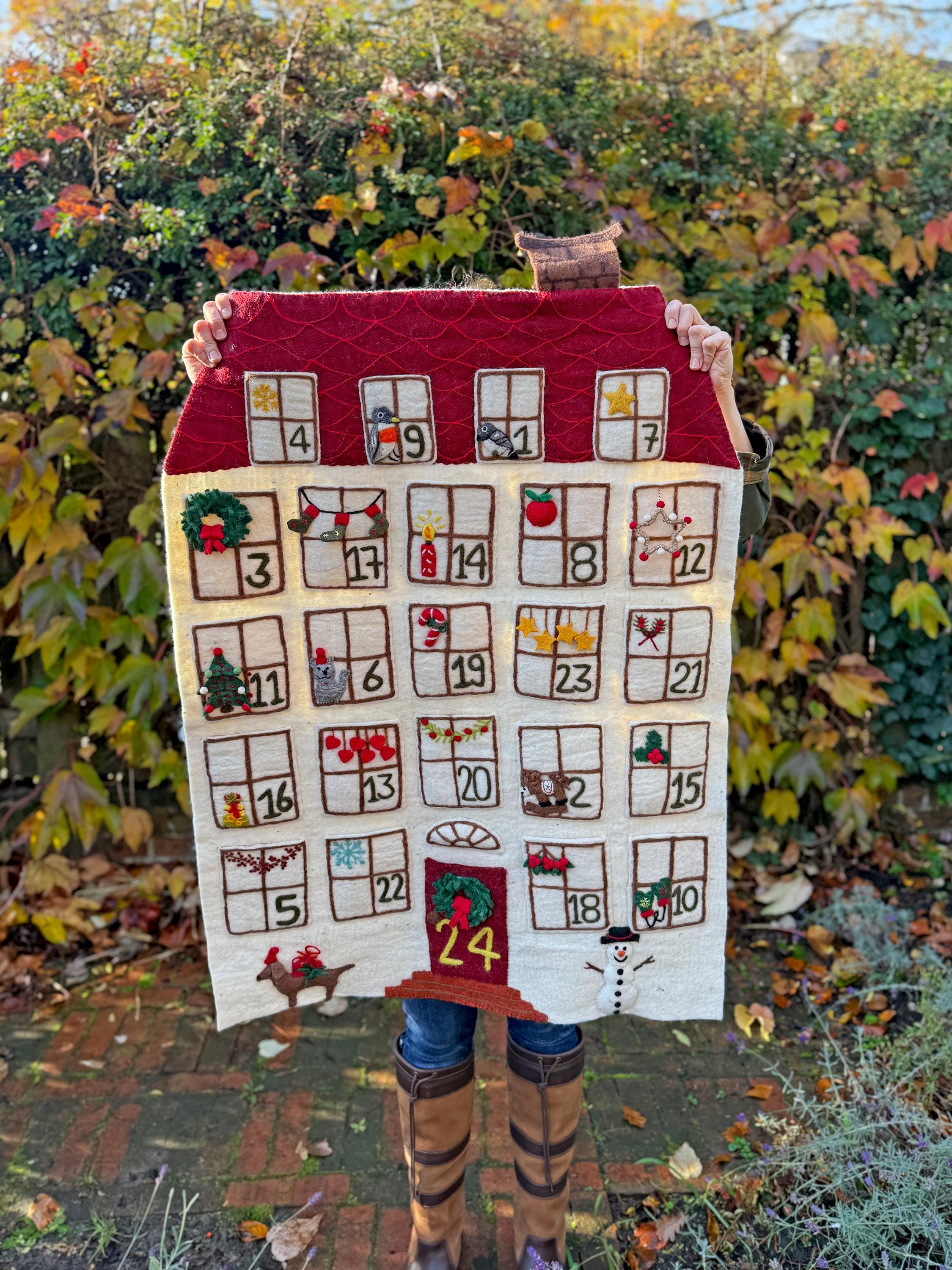 Adventskalender I Filz Deko Weihnachten I Nachhaltige Weihnachten I Befüllbarer Adventskalender I Adventskalender Kinder I Weihnachtsdeko