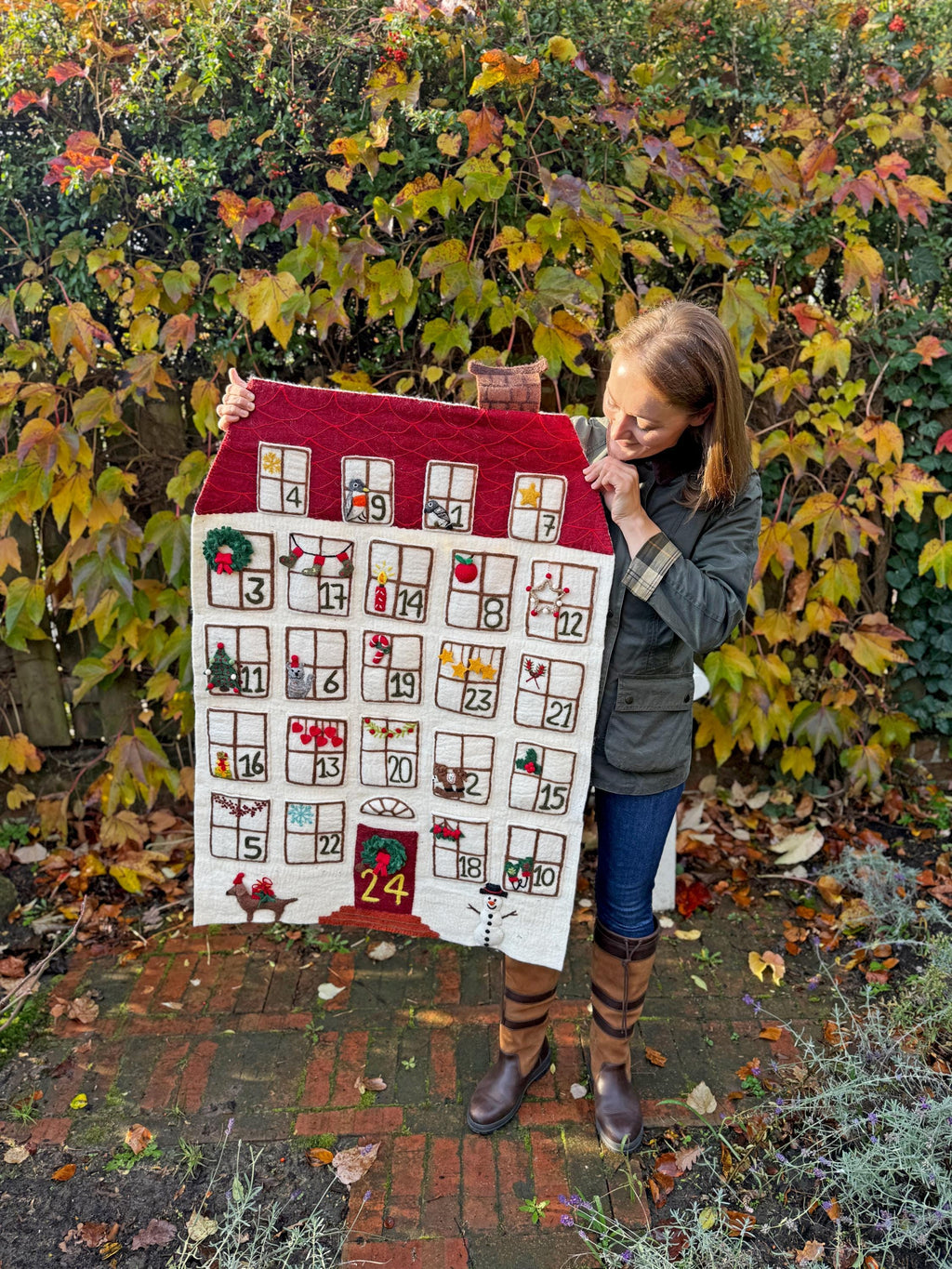 Adventskalender I Filz Deko Weihnachten I Nachhaltige Weihnachten I Befüllbarer Adventskalender I Adventskalender Kinder I Weihnachtsdeko