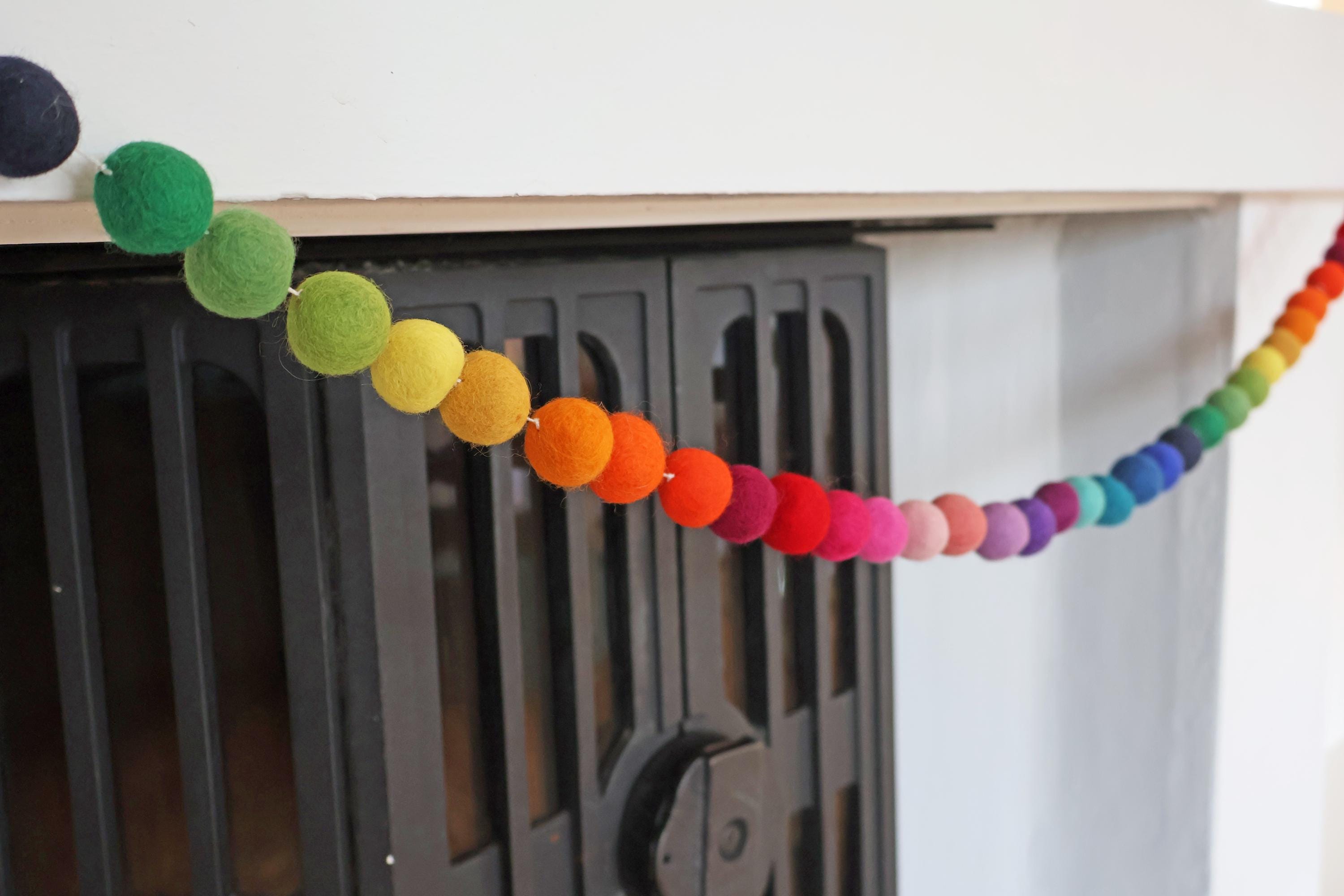Regenbogen-Girlande für das ganze Jahr I Dekoration I Kindergeburtstag I Partydekoration I Kinderzimmer I