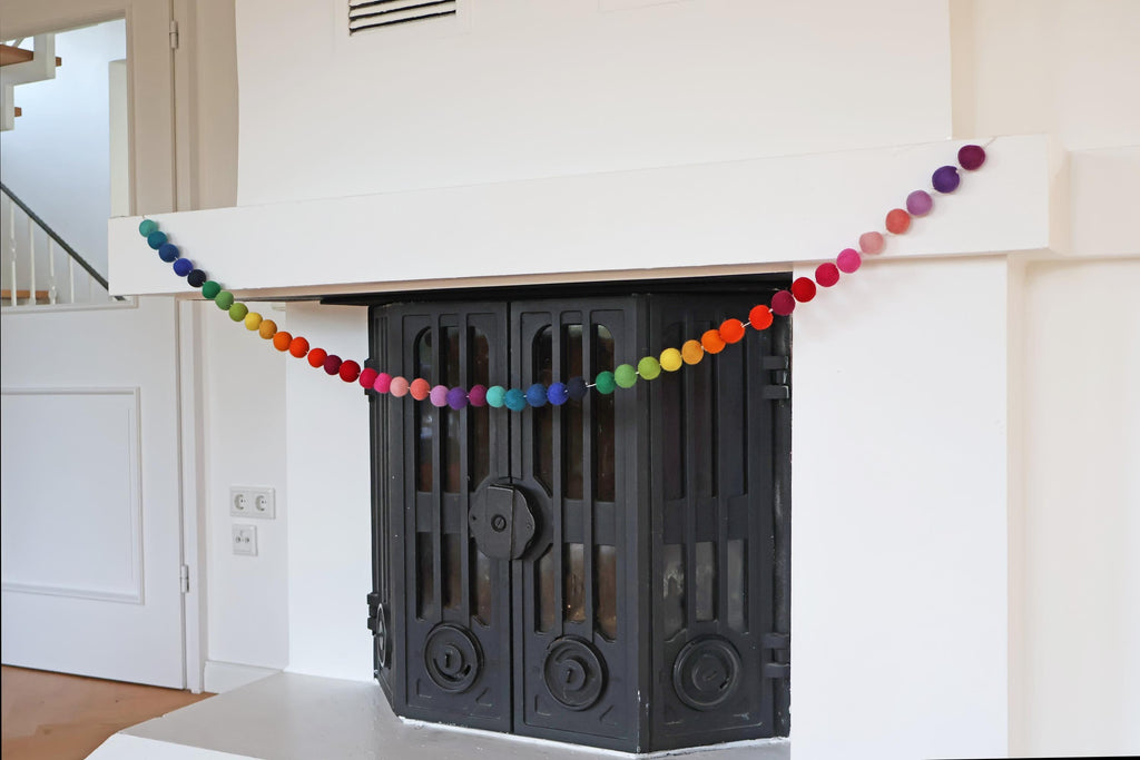 Regenbogen-Girlande für das ganze Jahr I Dekoration I Kindergeburtstag I Partydekoration I Kinderzimmer I