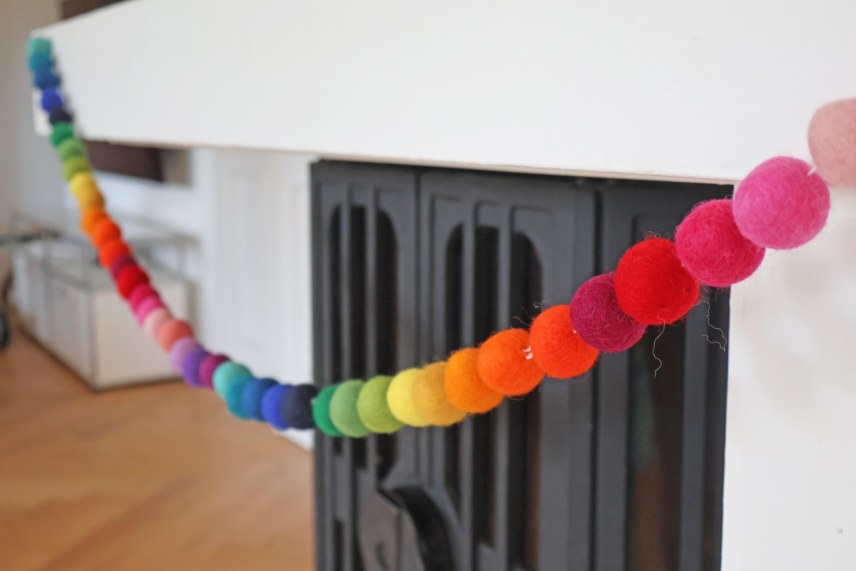 Regenbogen-Girlande für das ganze Jahr I Dekoration I Kindergeburtstag I Partydekoration I Kinderzimmer I