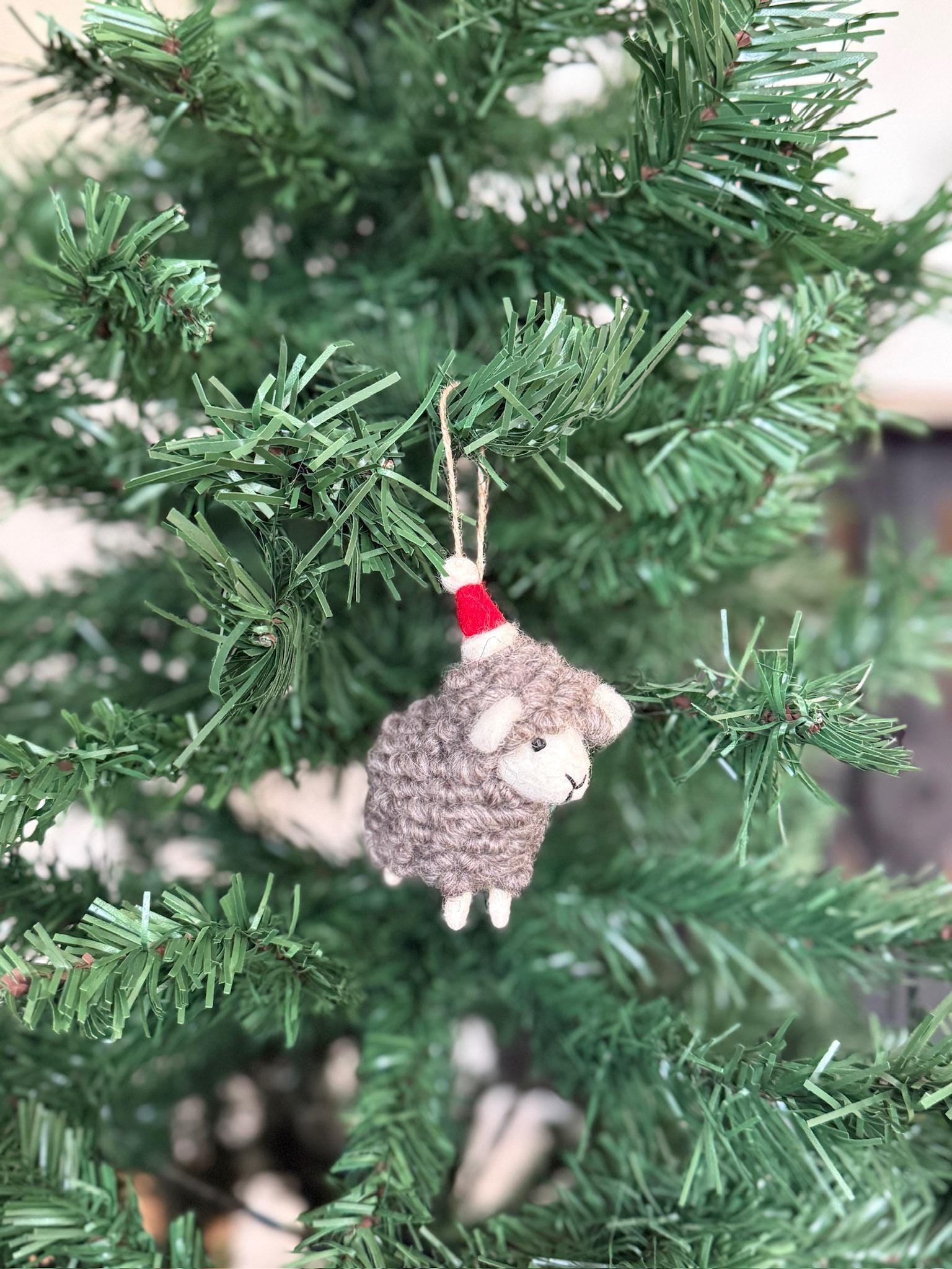 Weihnachtsanhänger Schaf I Christbaumschmuck Weihnachtsdeko I Winter Weihnachtsbaum I Weihnachtsschaf