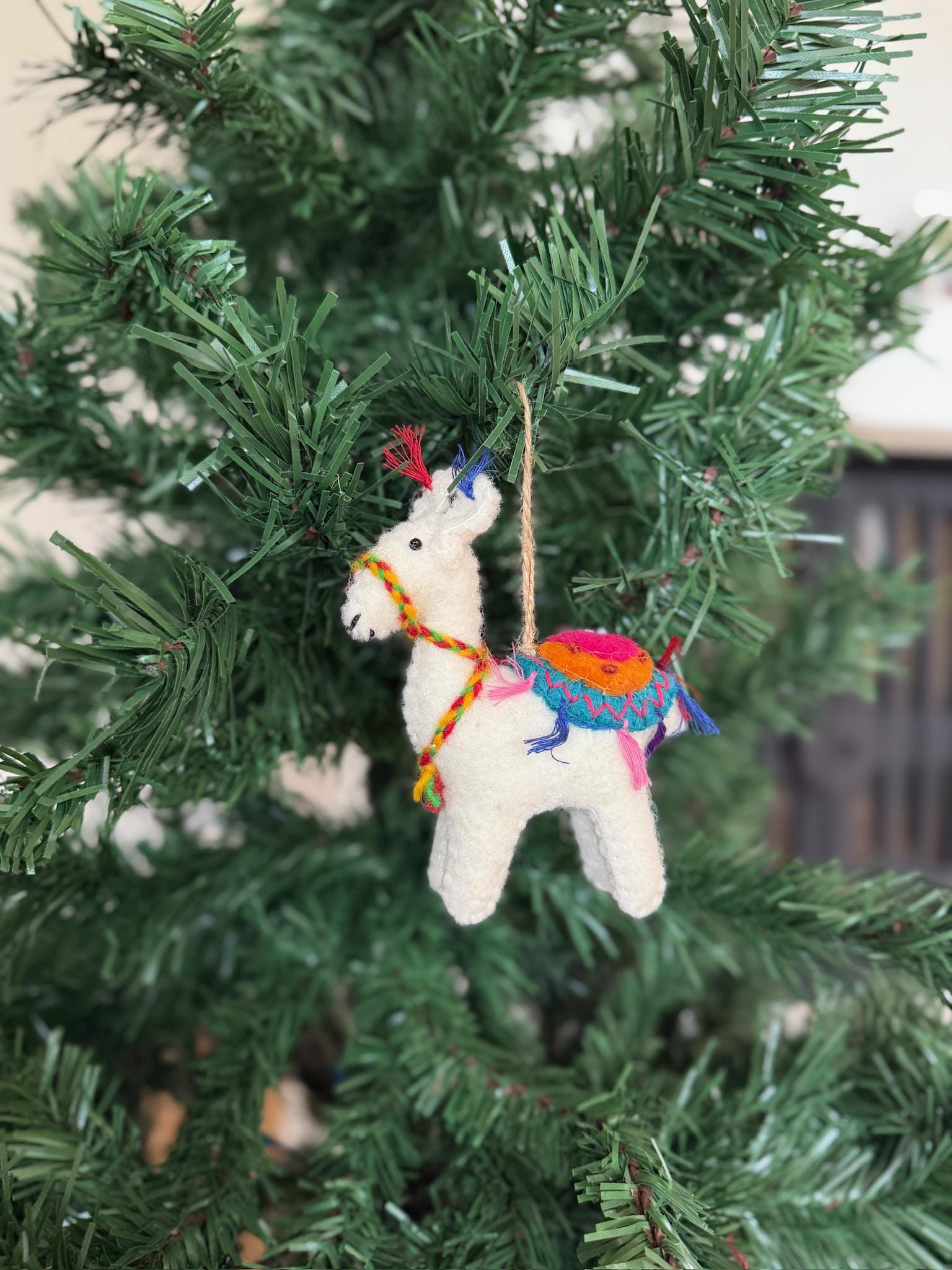 Anhänger Lama I Weihnachten Filz I Osteranhänger I Christbaumschmuck I Weihnachtsdeko I Winter Weihnachtsbaum I Weihnachtslama I Alpaka