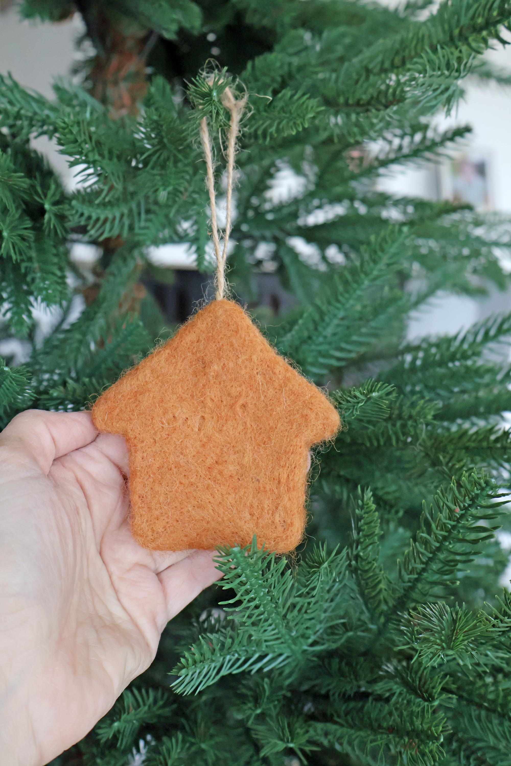 Weihnachtsanhänger Lebkuchenhaus mit Herz I Christbaumschmuck Weihnachtsdeko I Winterdeko I Weihnachtsbaum I Lebkuchen