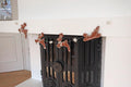 Lebkuchen Weihnachtsgirlande aus Filz I Rentiere aus Filz I Weihnachtsschlitten I Rudolf Deko I Weihnachtsdeko I Filz Rentier mit Glöckchen