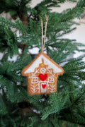 Weihnachtsanhänger Lebkuchenhaus mit Herz I Christbaumschmuck Weihnachtsdeko I Winterdeko I Weihnachtsbaum I Lebkuchen