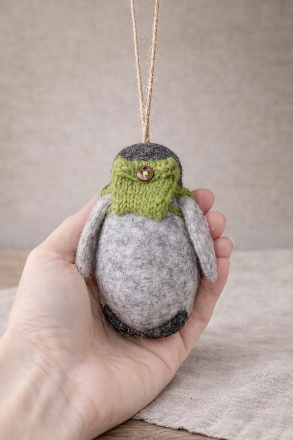 Weihnachtsanhänger Pinguin I Christbaumschmuck Weihnachtsdeko Winter Weihnachtsbaum I Pinguindeko I Pinguin Wanderer I Rucksack