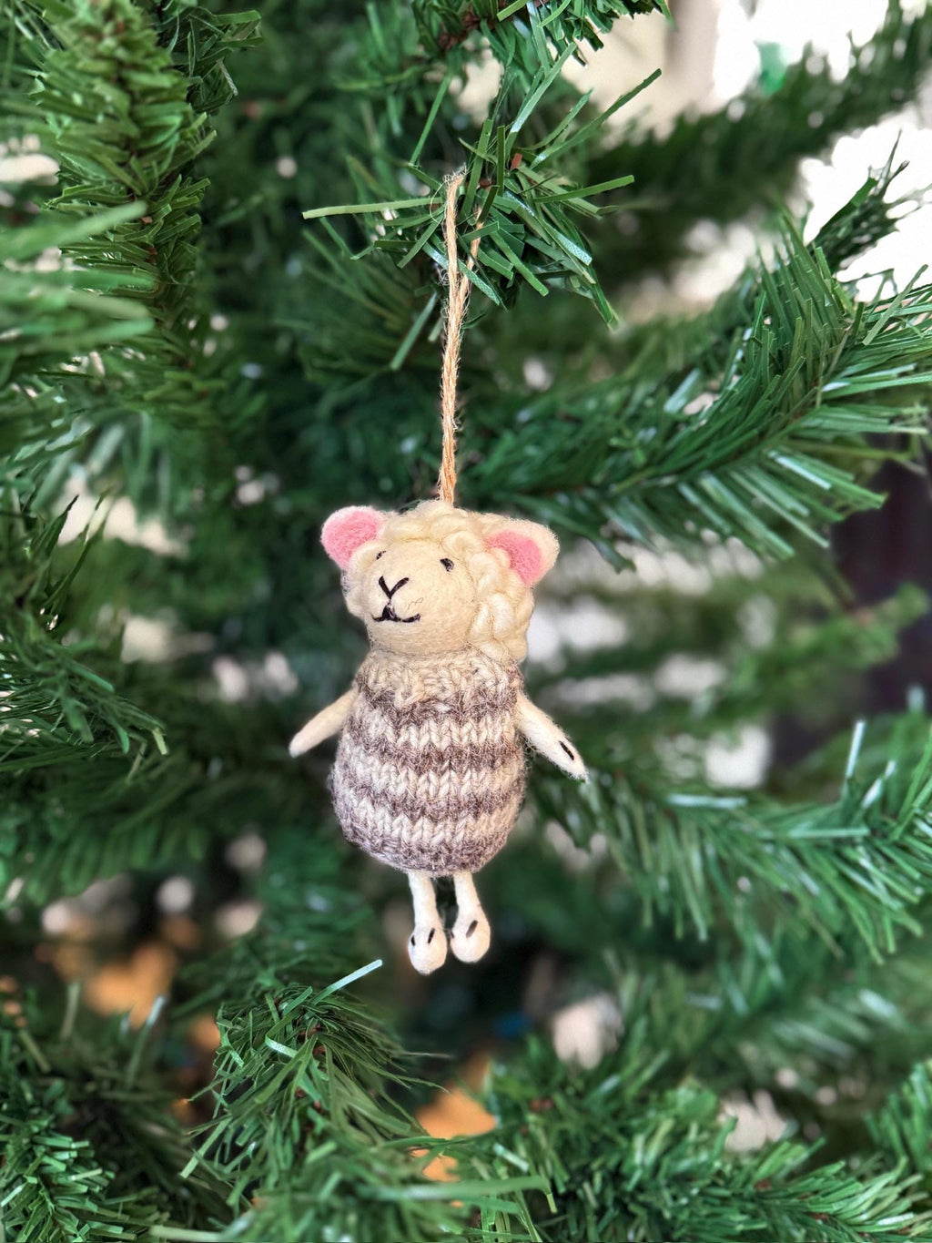 Weihnachtsanhänger Schaf in Pullover I Christbaumschmuck I Weihnachtsdeko I Winter Weihnachtsbaum I Weihnachtsschaf