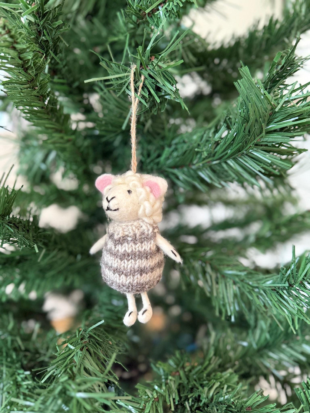 Weihnachtsanhänger Schaf in Pullover I Christbaumschmuck I Weihnachtsdeko I Winter Weihnachtsbaum I Weihnachtsschaf