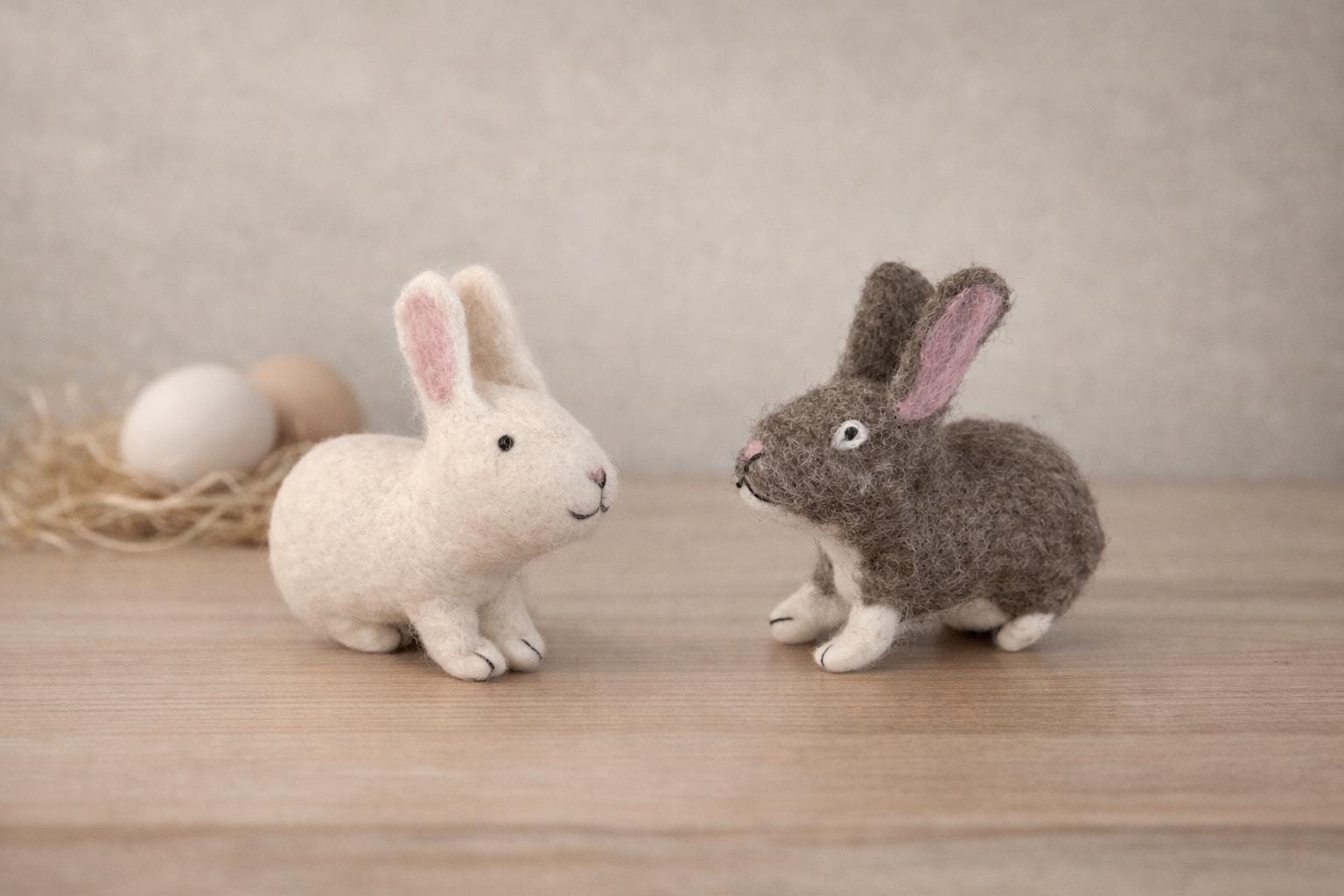 Hase Kaninchen aus Filz I Osterschmuck I Osterdeko I I Osterstrauß I Filzdeko Ostern I Osterhase I Frühling I Osterhase Figur