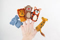 Fingerpuppen Wildtiere, Afrika, Safari, Fingerspiel Filz, Lernspiel, Löwe, Tiger, Elefant, Zebra, Giraffe