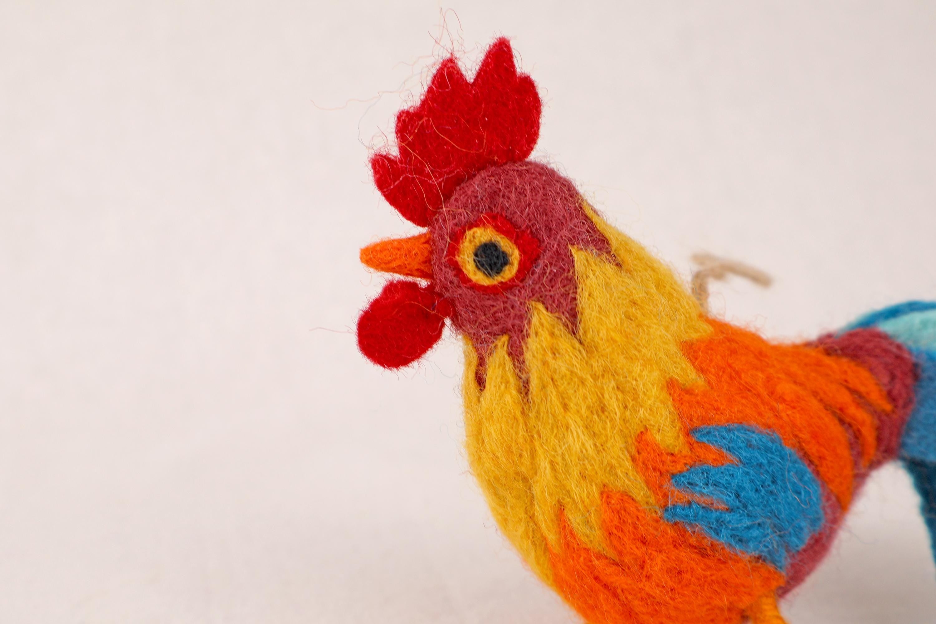 Anhänger Hahn I Osterdeko I Weihnachtsdeko I Winter I Weihnachtsbaum I Huhn Deko I