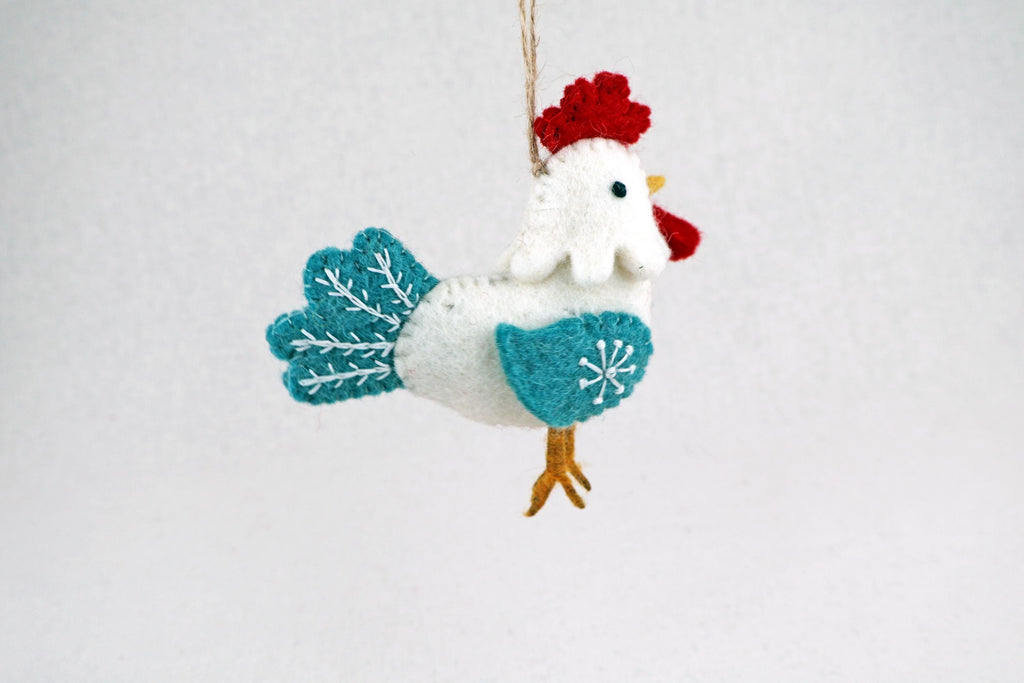 Anhänger Huhn I Osterschmuck I Osterdeko I Christbaumschmuck Weihnachtsdeko I Winter Weihnachtsbaum I Huhn Deko I Henne Weihnachten