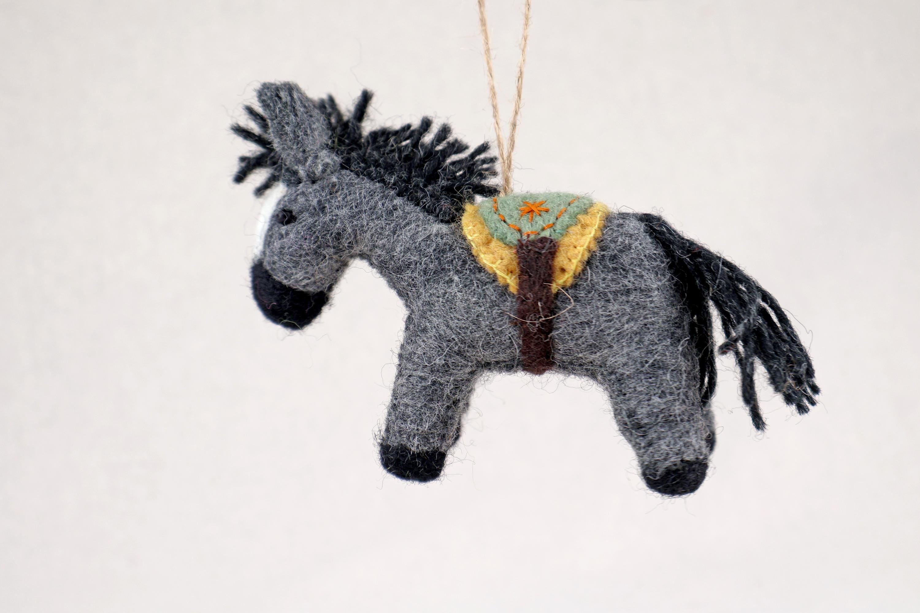 Weihnachtsanhänger Pferd I Filz Christbaumschmuck I Weihnachtsdeko Pferdchen