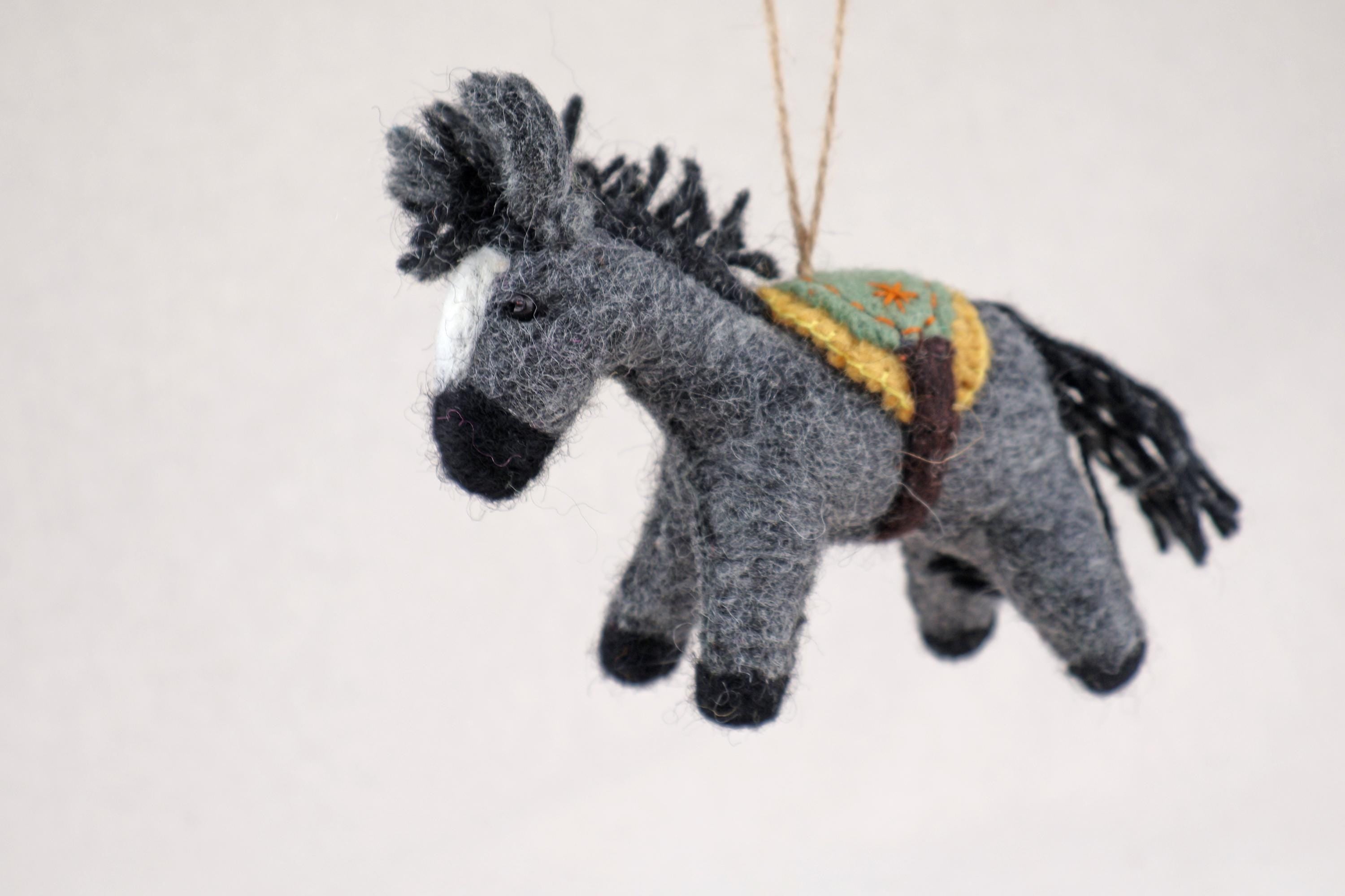 Weihnachtsanhänger Pferd I Filz Christbaumschmuck I Weihnachtsdeko Pferdchen