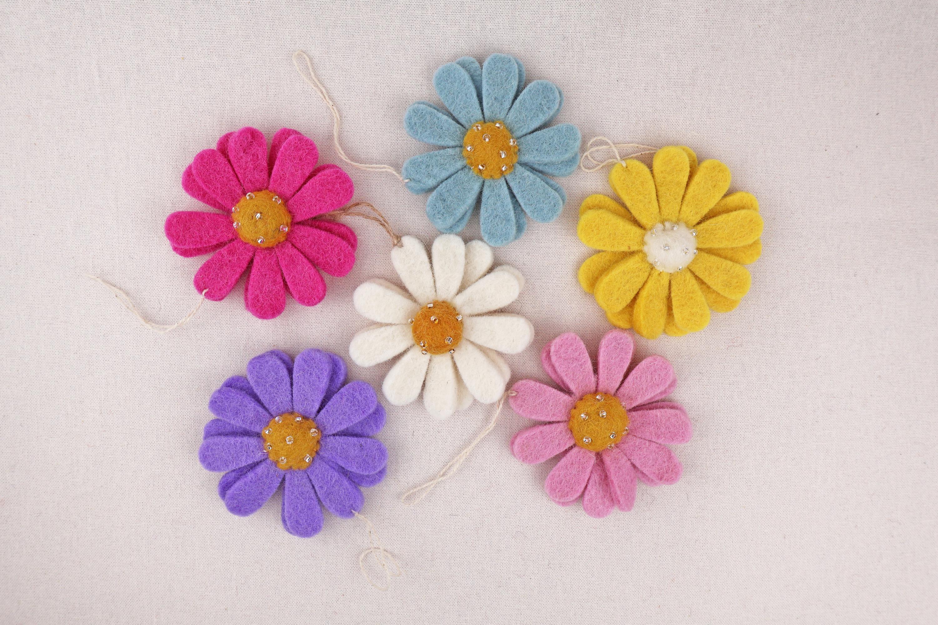Anhänger Margerite I Osterschmuck I Osterdeko I Christbaumschmuck Weihnachtsdeko I Winter Weihnachtsbaum I Frühlingsdeko I Blumendekoration