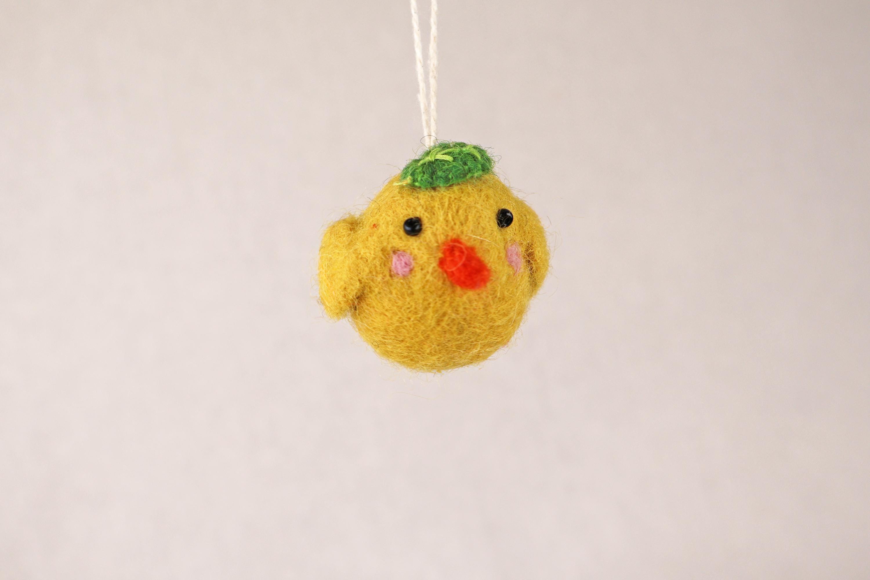 Anhänger Küken I Osterschmuck I Osterdeko I I Osterstrauß I Filzdeko Ostern I Osterküken I Frühling I Entendeko I Huhn I Fair
