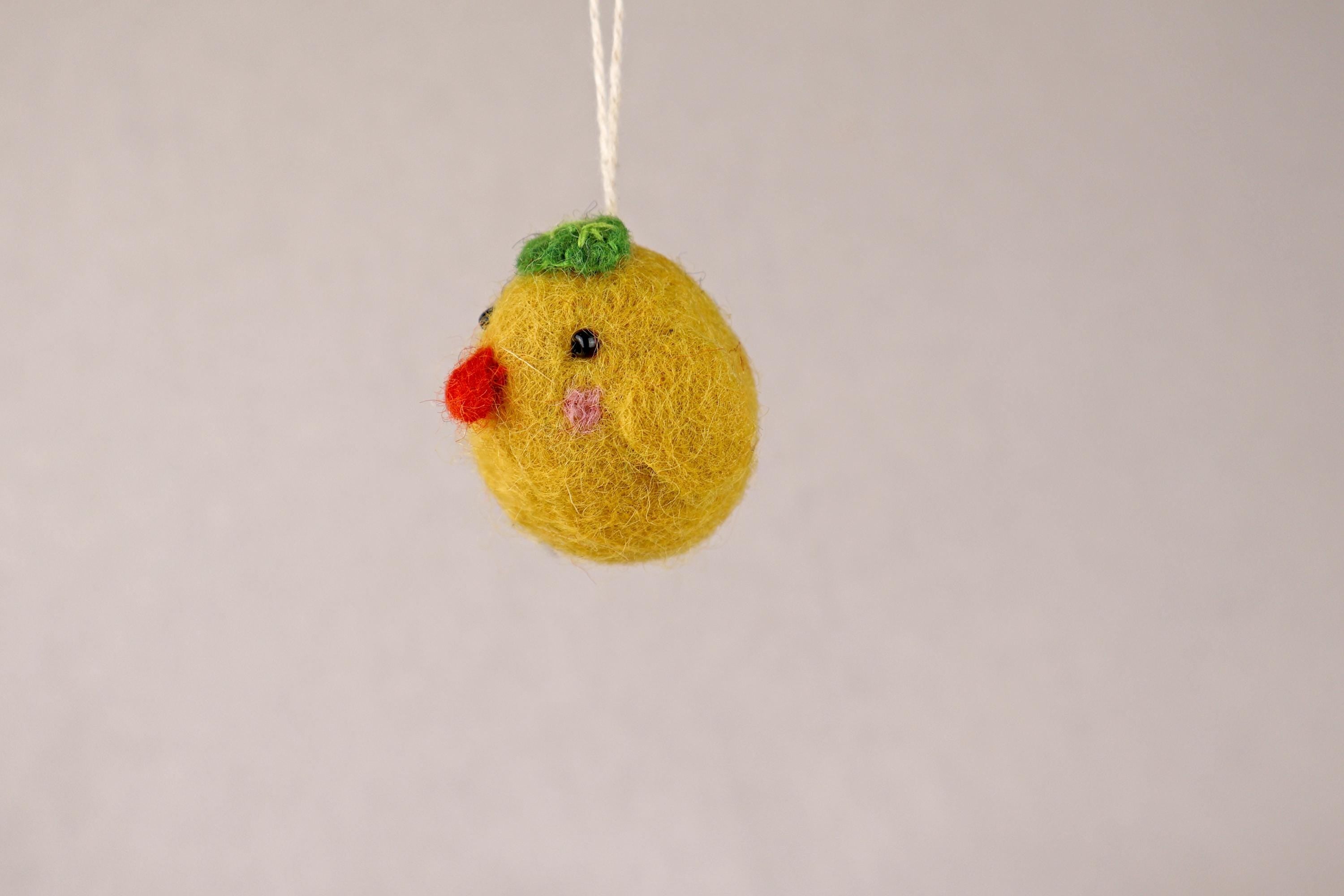 Anhänger Küken I Osterschmuck I Osterdeko I I Osterstrauß I Filzdeko Ostern I Osterküken I Frühling I Entendeko I Huhn I Fair