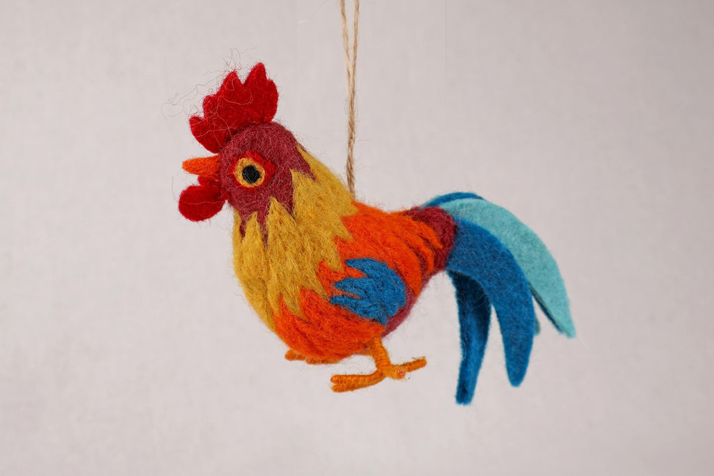 Anhänger Hahn I Osterdeko I Weihnachtsdeko I Winter I Weihnachtsbaum I Huhn Deko I