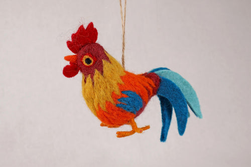 Anhänger Hahn I Osterdeko I Weihnachtsdeko I Winter I Weihnachtsbaum I Huhn Deko I