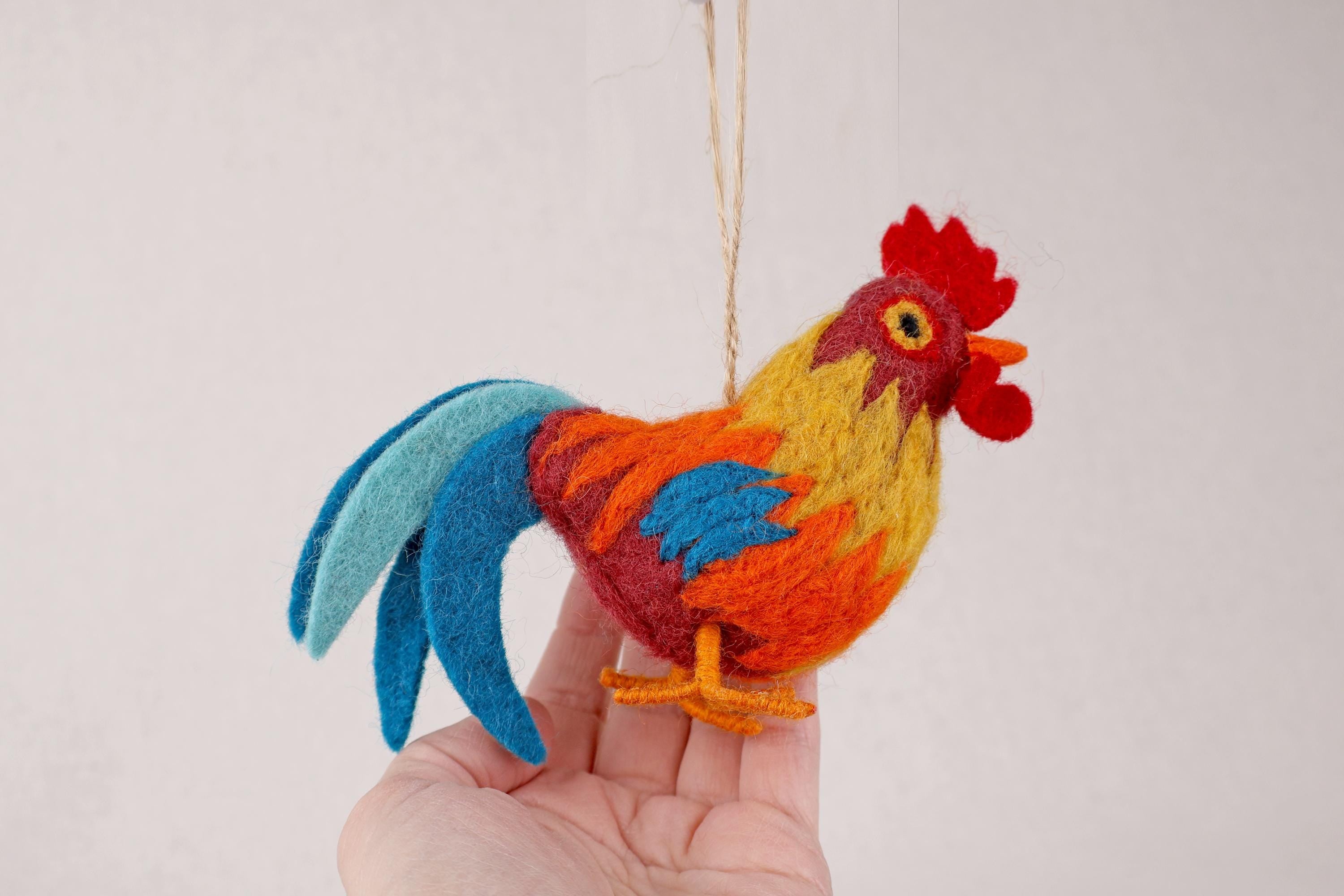 Anhänger Hahn I Osterdeko I Weihnachtsdeko I Winter I Weihnachtsbaum I Huhn Deko I