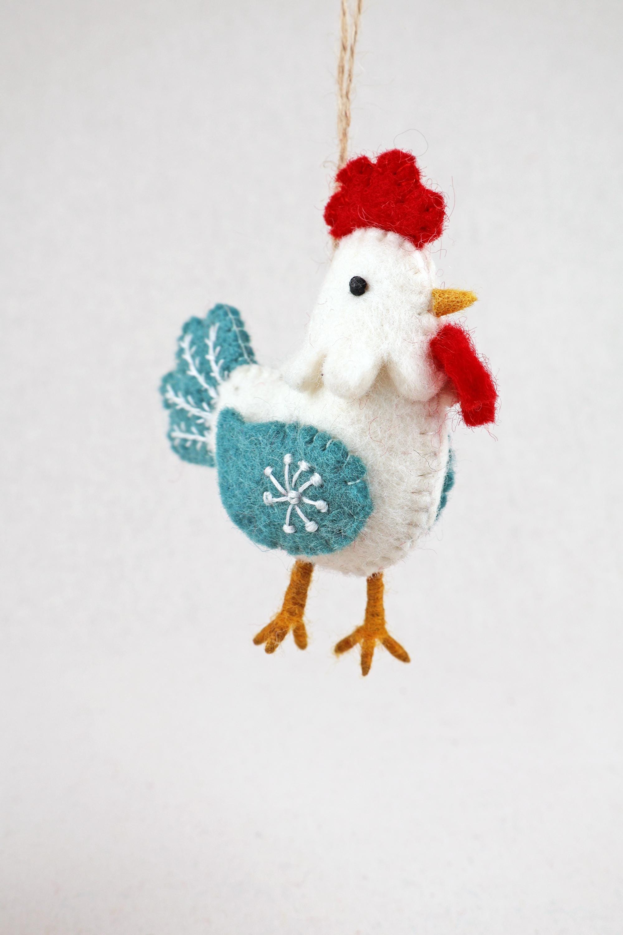 Anhänger Huhn I Osterschmuck I Osterdeko I Christbaumschmuck Weihnachtsdeko I Winter Weihnachtsbaum I Huhn Deko I Henne Weihnachten