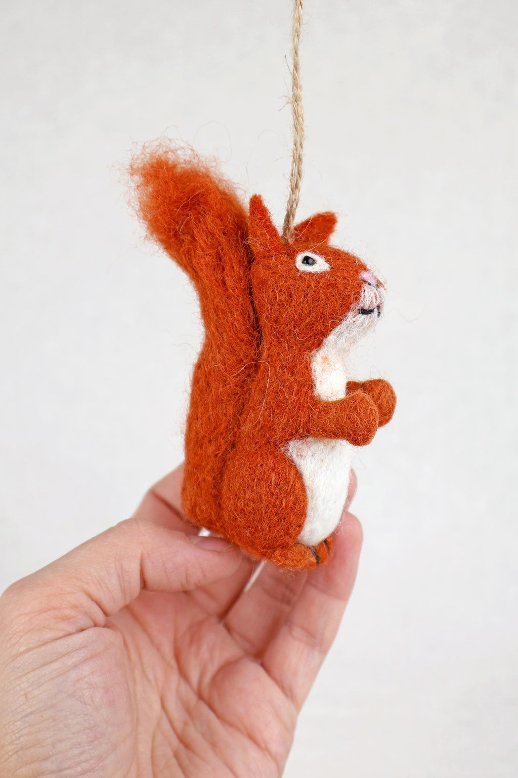 Anhänger Eichhörnchen I Deko aus Filz I Winter I Weihnachtsbaum I Herbstdeko I Anhänger aus Filz I Waldtiere