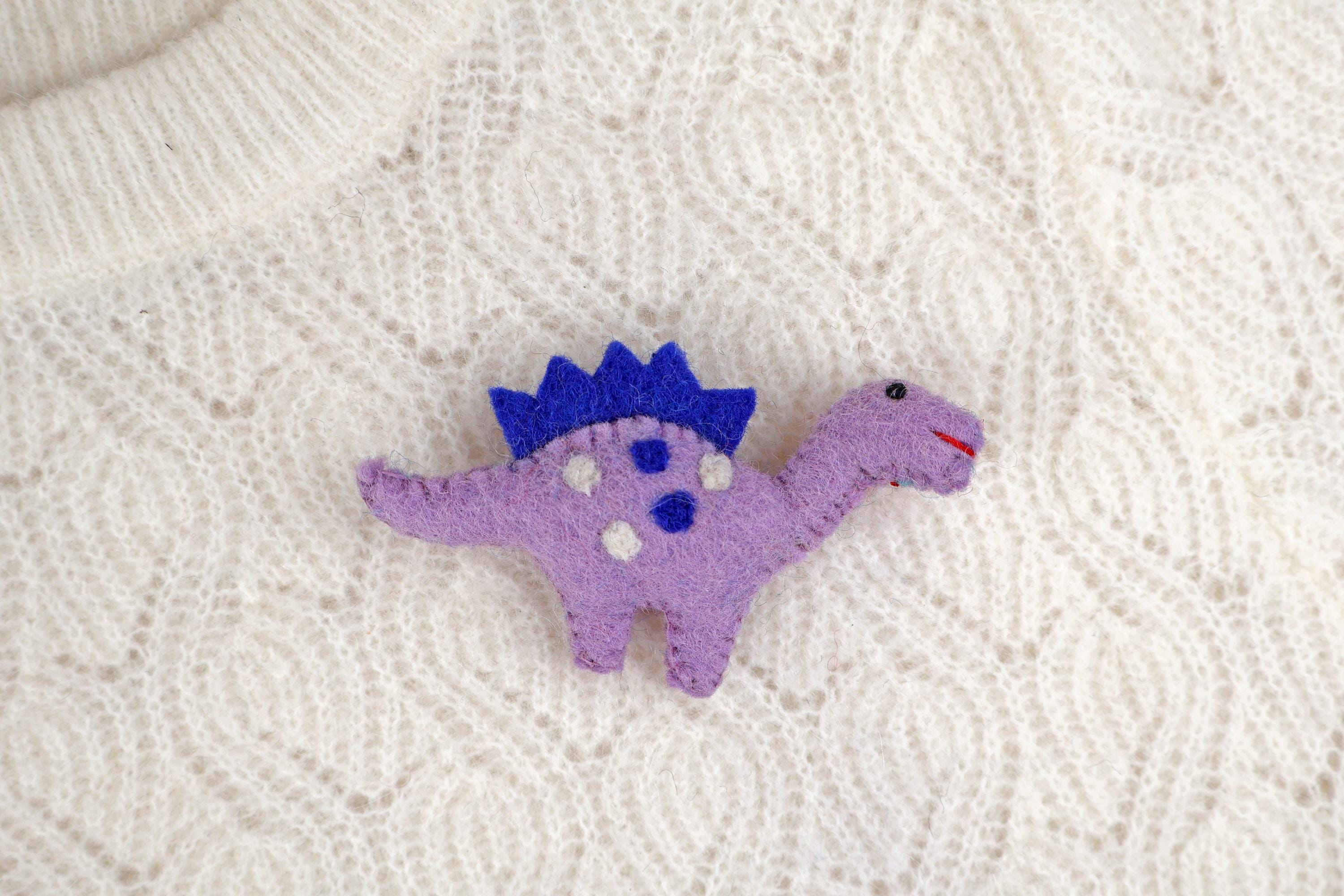 Filz Anstecker Dinosaurier Brachiosaurus I Filzbrosche I Kinder Geburtstagsgeschenk