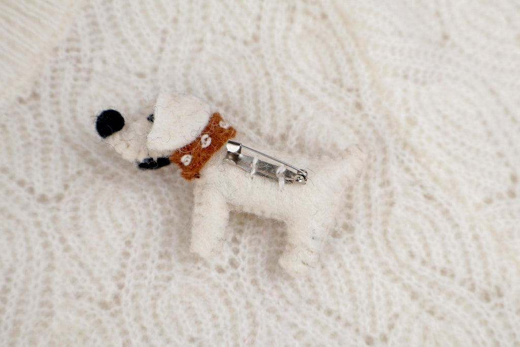 Filz Anstecker Hund I Kinderbrosche I Hundebrosche I Dalmatiner I Filzaccessoire