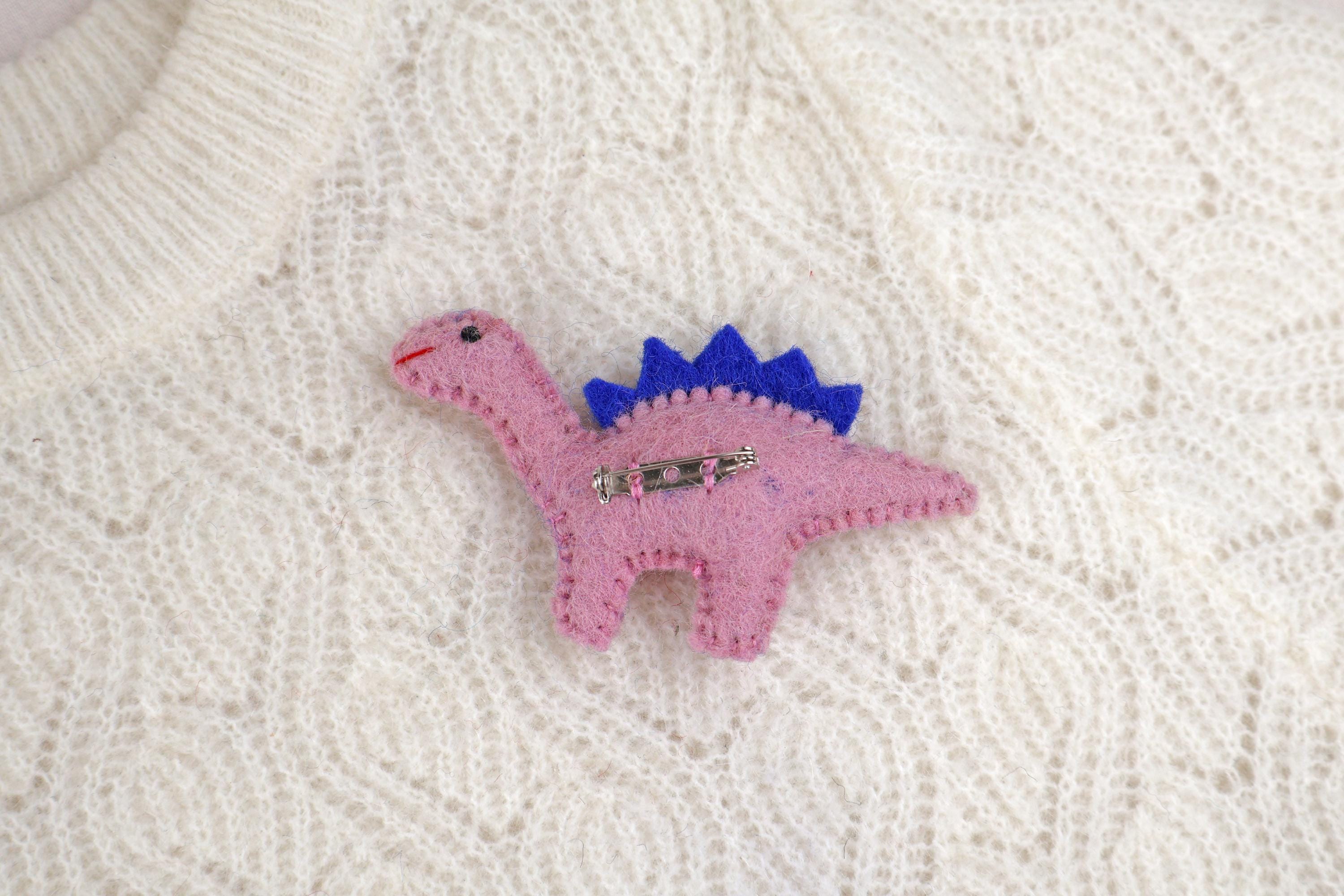 Filz Anstecker Dinosaurier Brachiosaurus I Filzbrosche I Kinder Geburtstagsgeschenk