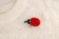 Filz Anstecker Brosche Marienkäfer Ladybug Käfer Pin Insekt