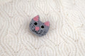 Filz Anstecker Katze I Kinderbrosche I Katzenbrosche I Katzenfreunde I Filzaccessoire